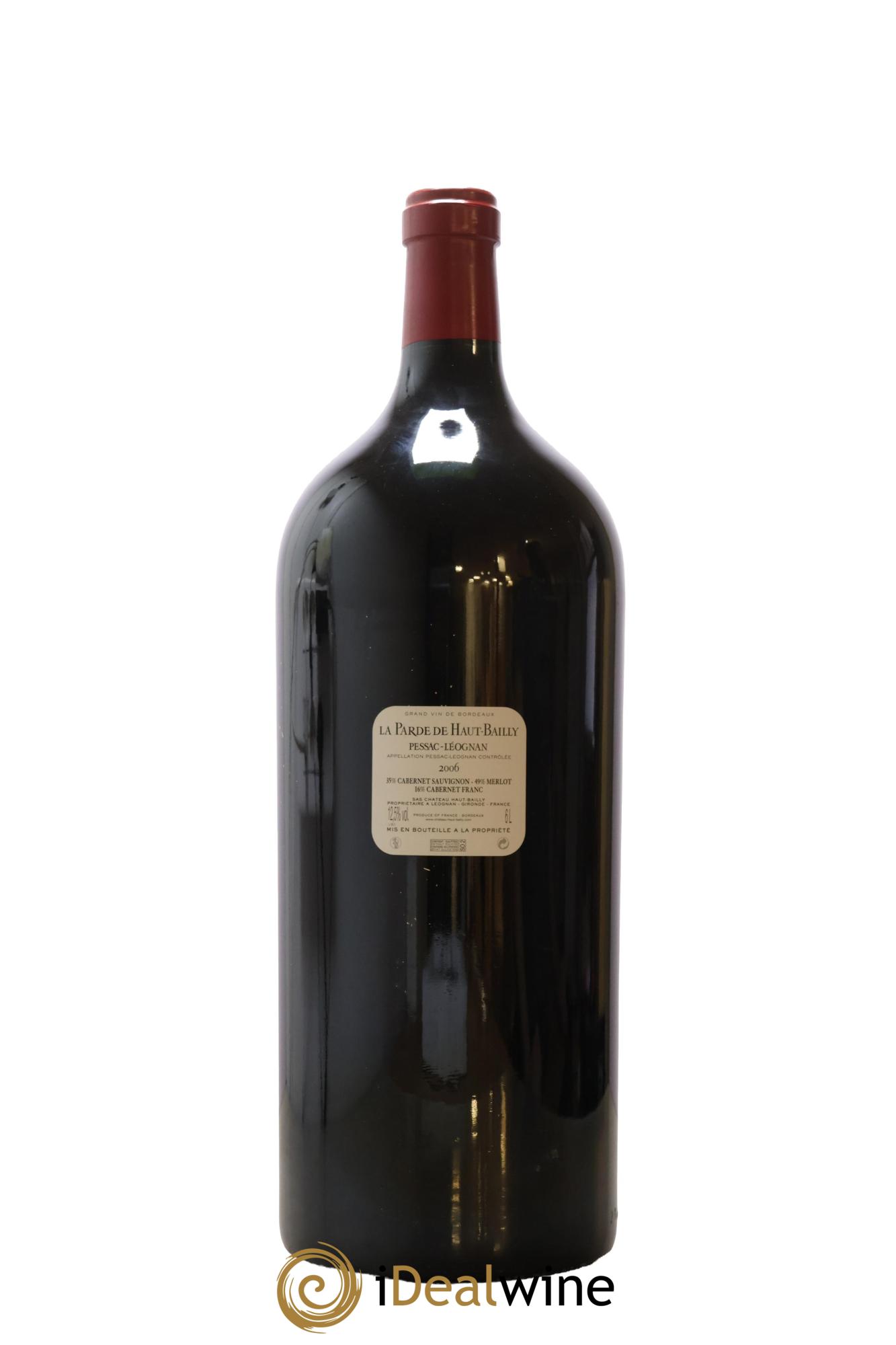 Haut Bailly II (Anciennement La Parde de Haut-Bailly) Second Vin 2006 - Lot de 1 impériale - 2