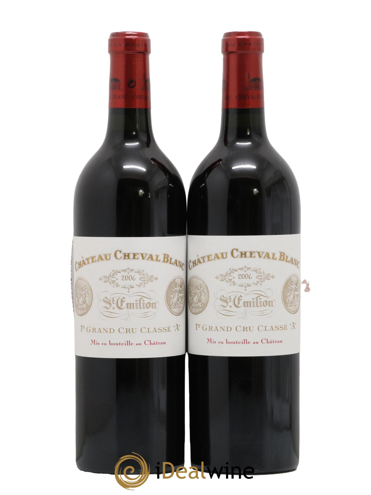 Château Cheval Blanc 1er Grand Cru Classé A 2006 - Lot de 2 bouteilles - 0