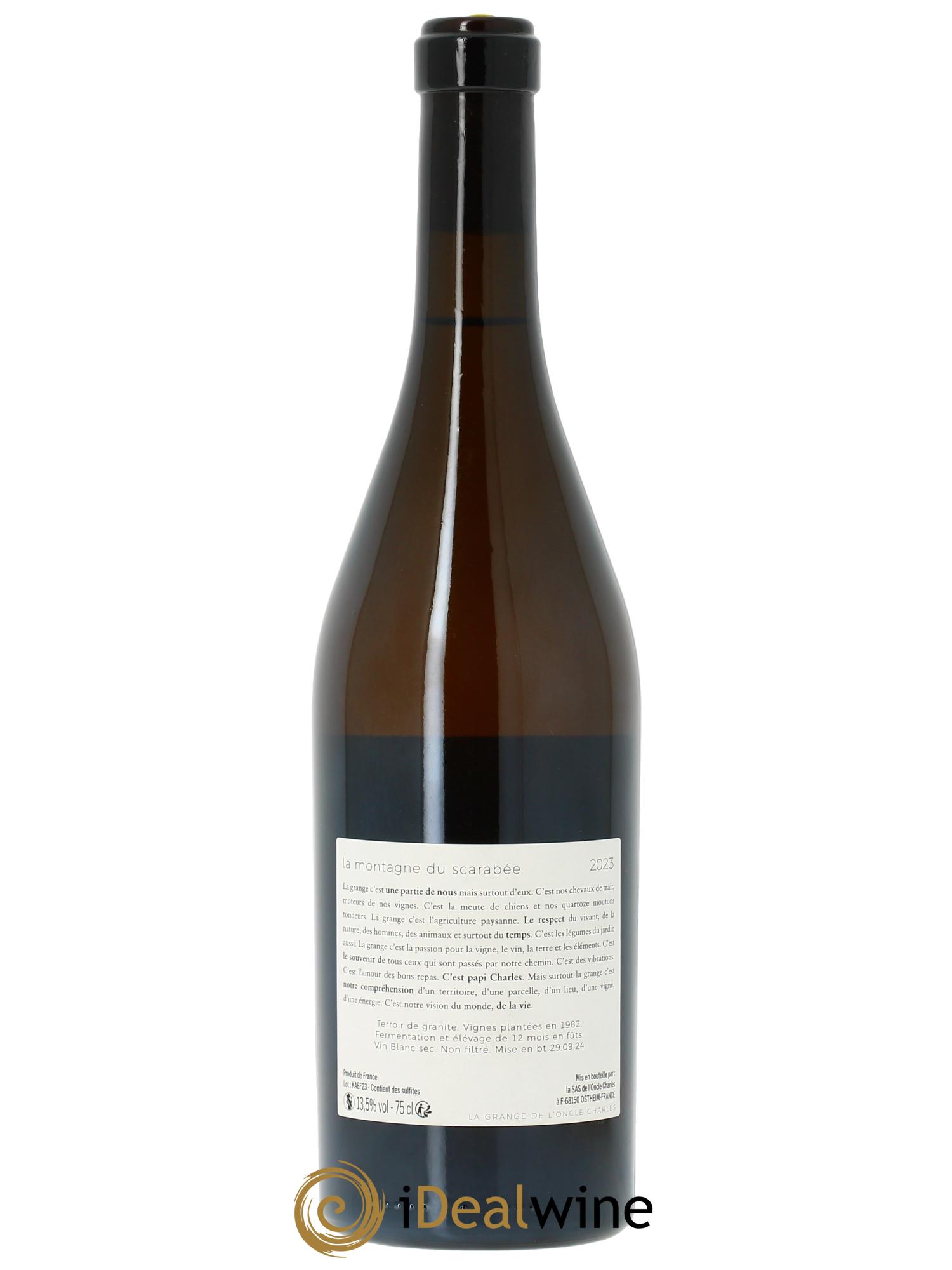 Vin de France La montagne du Scarabée La Grange de l'Oncle Charles  2023 - Lot of 1 bottle - 1