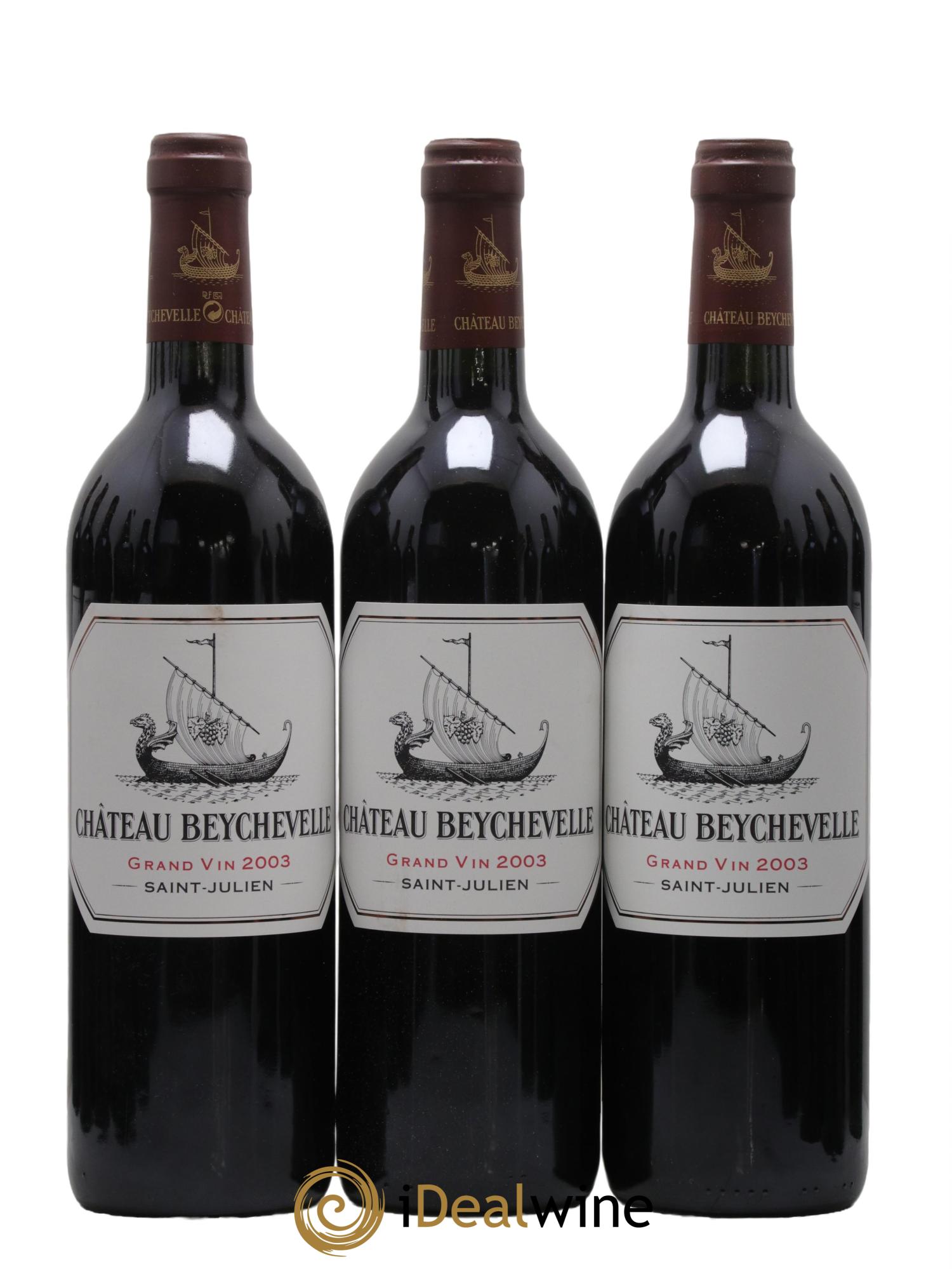 Château Beychevelle 4ème Grand Cru Classé 2003 - Lot de 12 bouteilles - 1