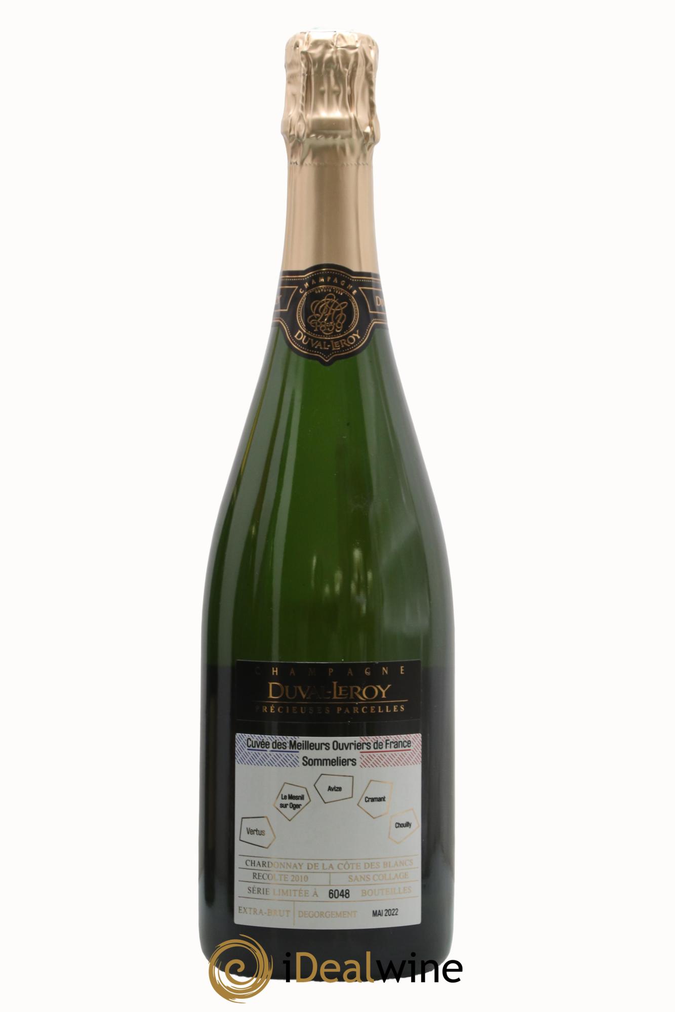 Cuvée des M.O.F Duval-Leroy 2010 - Lot of 1 bottle - 0