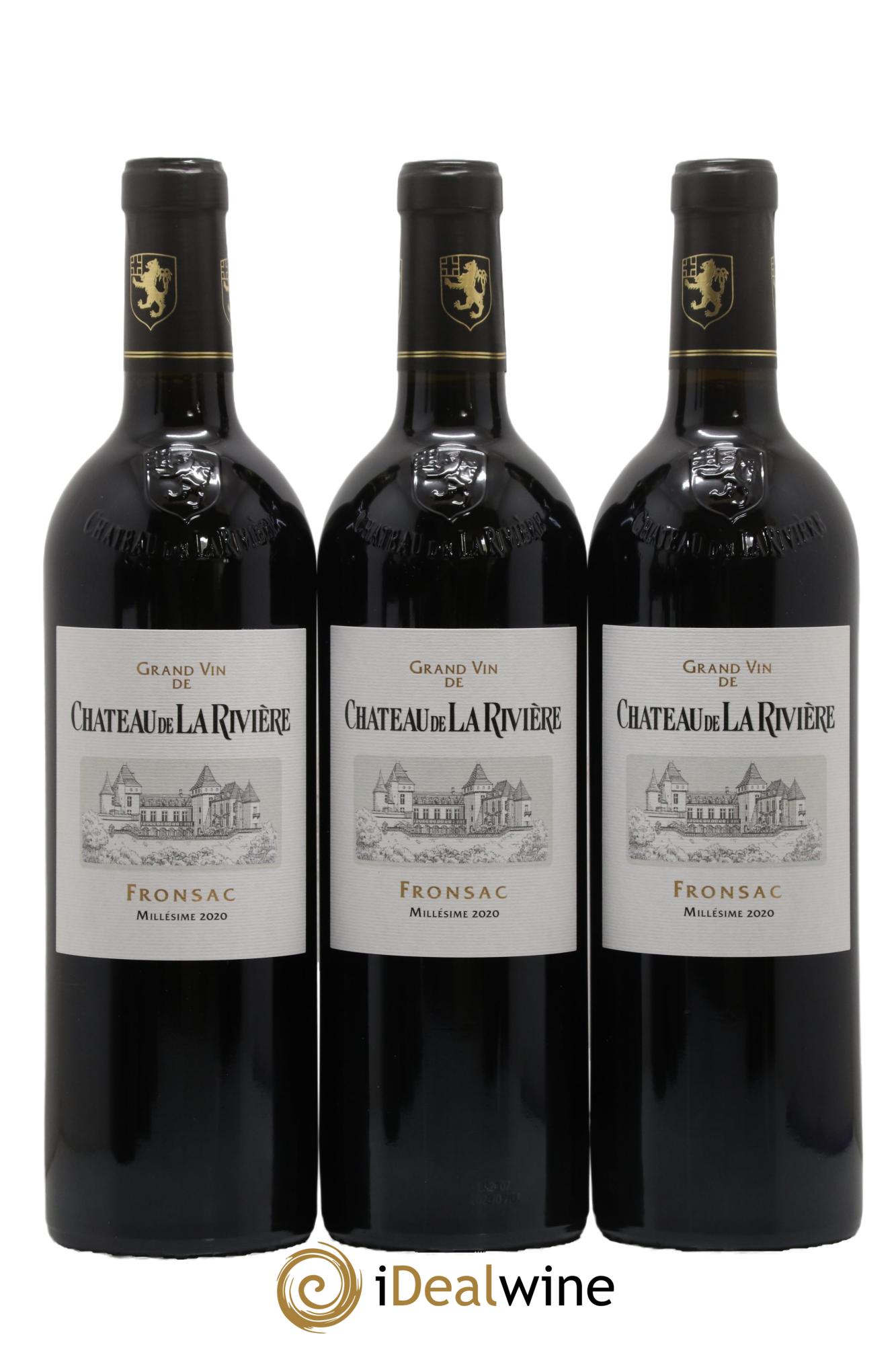 Château de La Rivière 2020 - Posten von 6 Flaschen - 2
