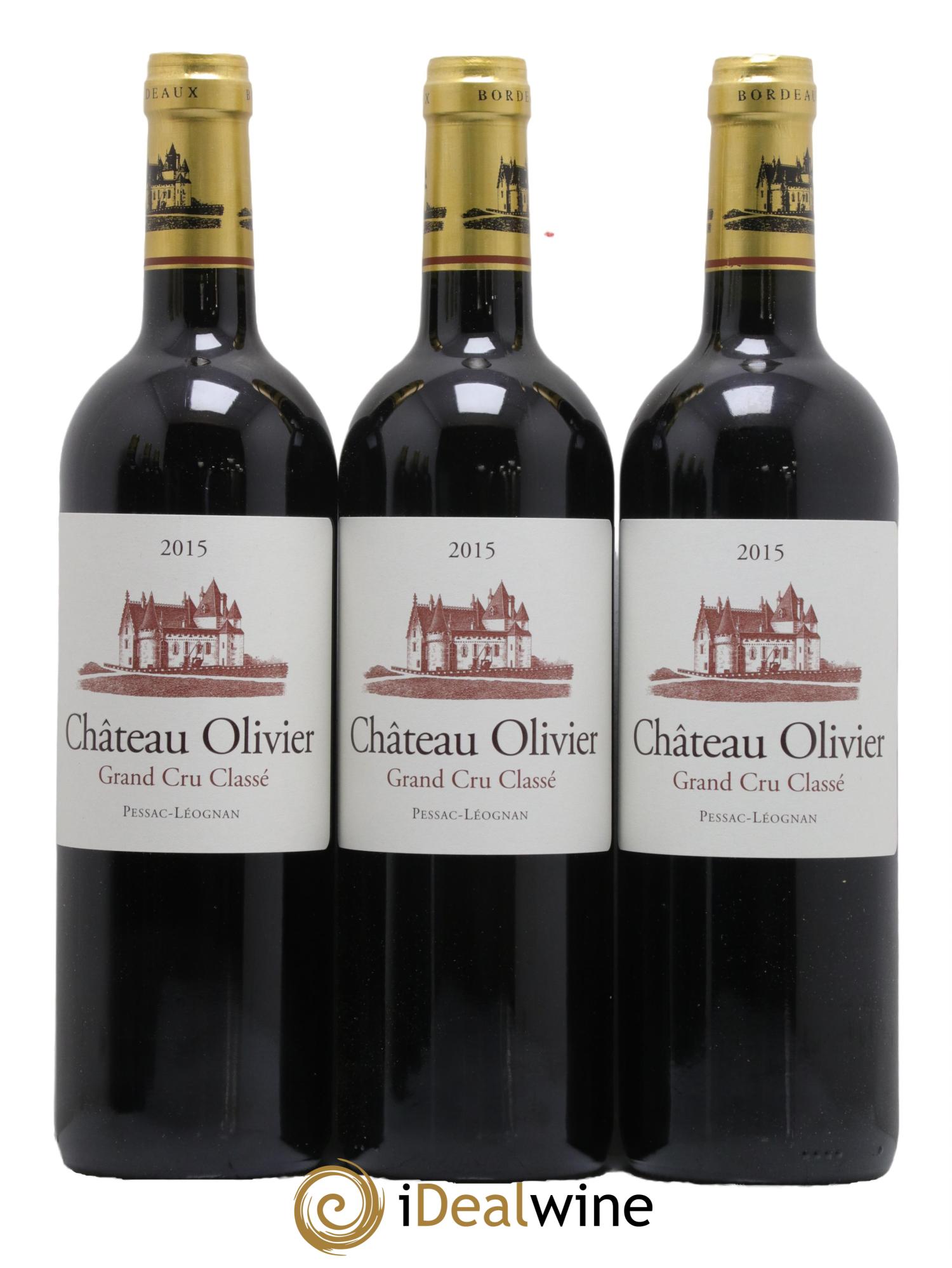 Château Olivier Cru Classé de Graves 2015 - Lot de 6 bouteilles - 1