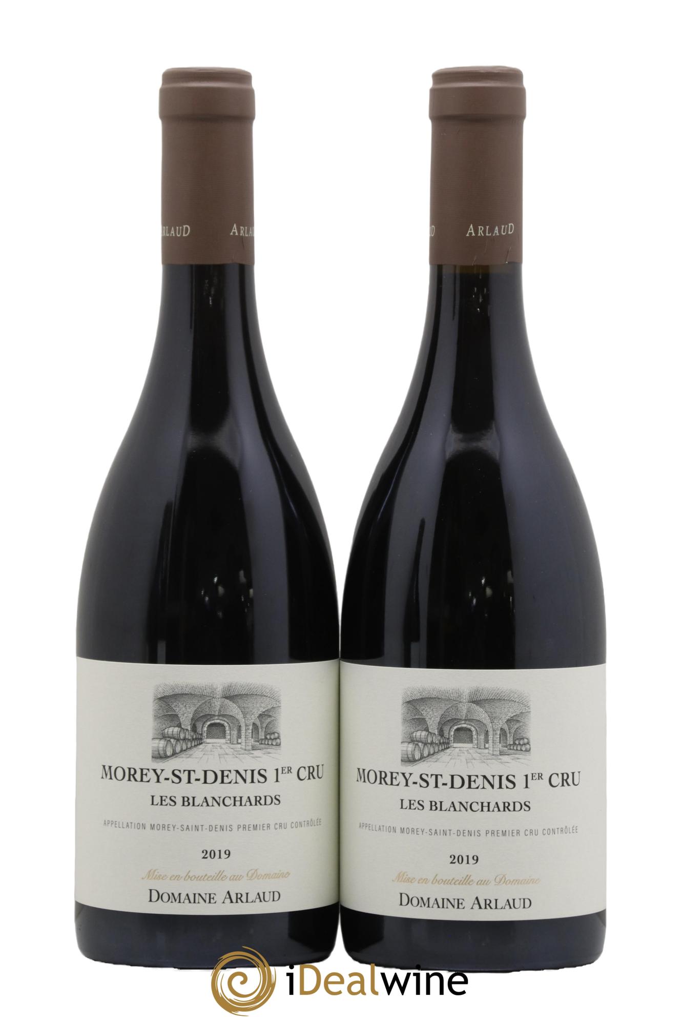 Morey Saint-Denis 1er Cru Les Blanchards Arlaud 2019 - Lotto di 2 bottiglie - 0