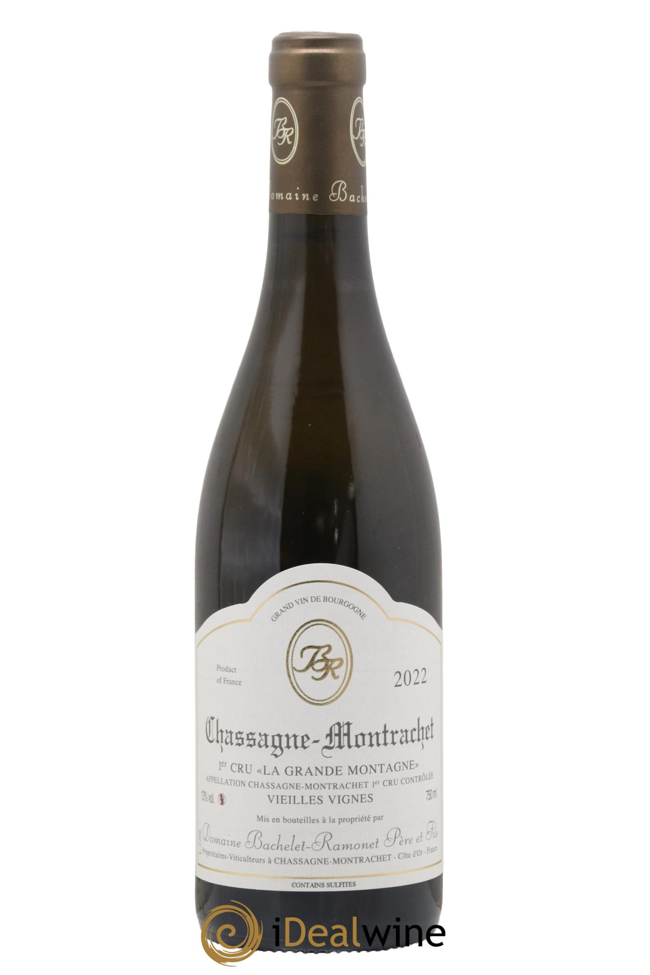 Chassagne-Montrachet 1er Cru La Grande Montagne Vieilles Vignes Bachelet-Ramonet (Domaine) 2022 - Lot de 1 bouteille - 0