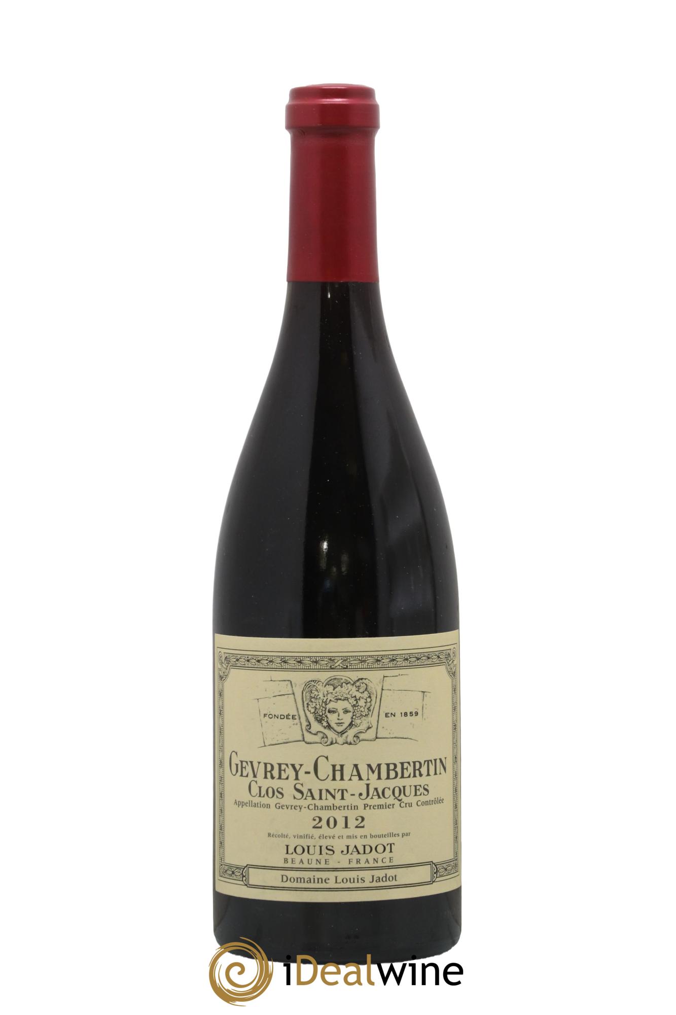 Gevrey-Chambertin 1er Cru Clos Saint Jacques Domaine Louis Jadot  2012 - Lot de 1 bouteille - 0