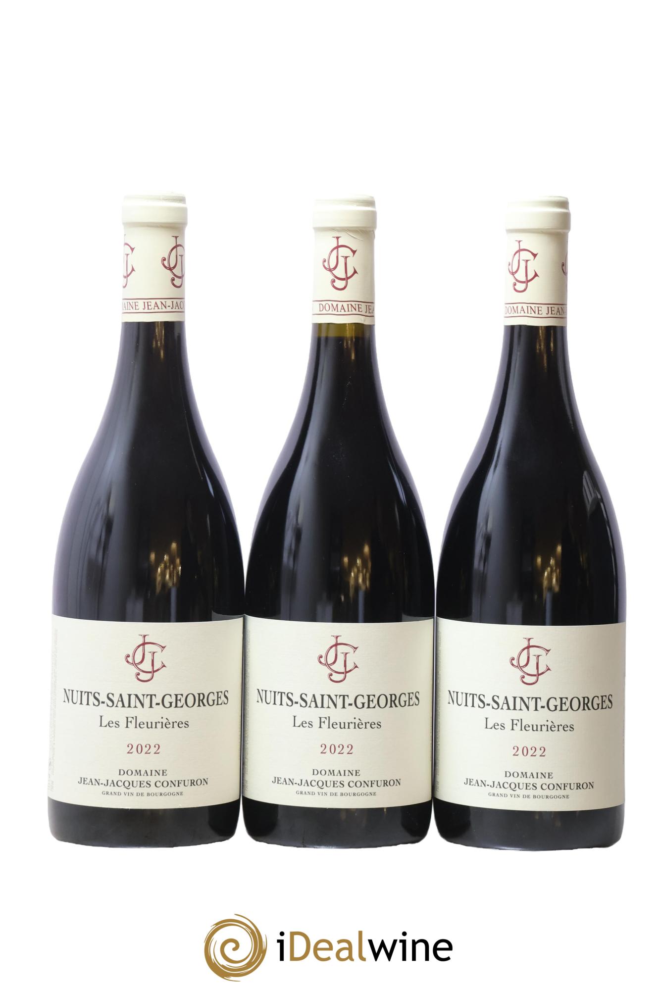 Nuits-Saint-Georges Les Fleurières Jean-Jacques Confuron 2022 - Lot of 3 bottles - 0