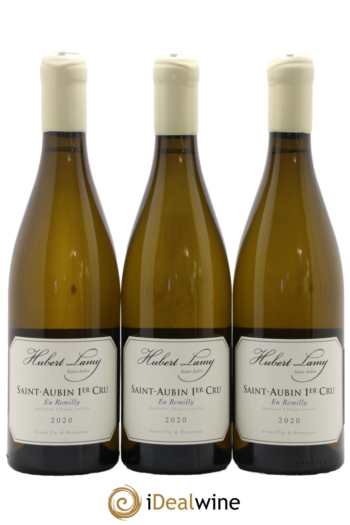 Saint-Aubin 1er Cru En Rémilly Hubert Lamy 2020 - Lot of 3 bottles - 0