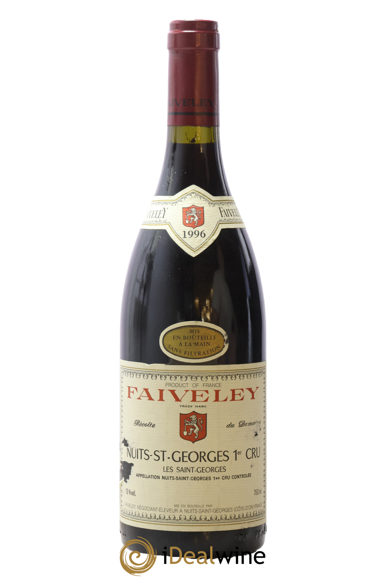 Nuits-Saint-Georges 1er Cru Les Saint-Georges Faiveley 1996 - Posten von 1 Flasche - 0