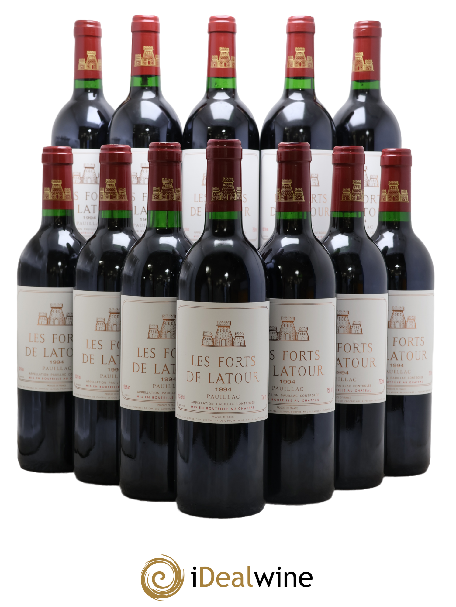 Les Forts de Latour Second Vin 1994 - Lot de 12 bouteilles - 0