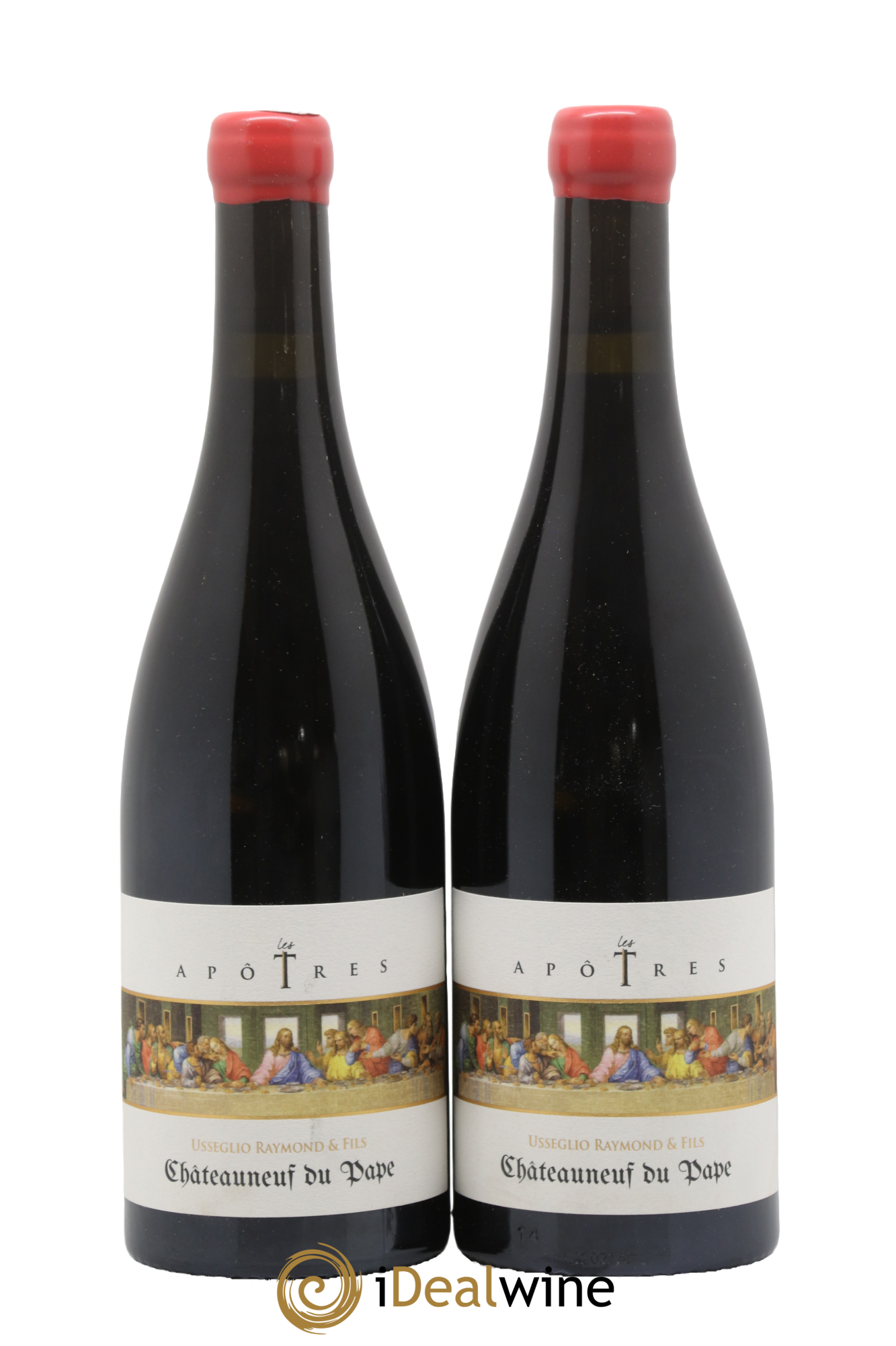 Châteauneuf-du-Pape Les Apôtres Raymond Usseglio & Fils 2019 - Lot de 2 bouteilles - 0