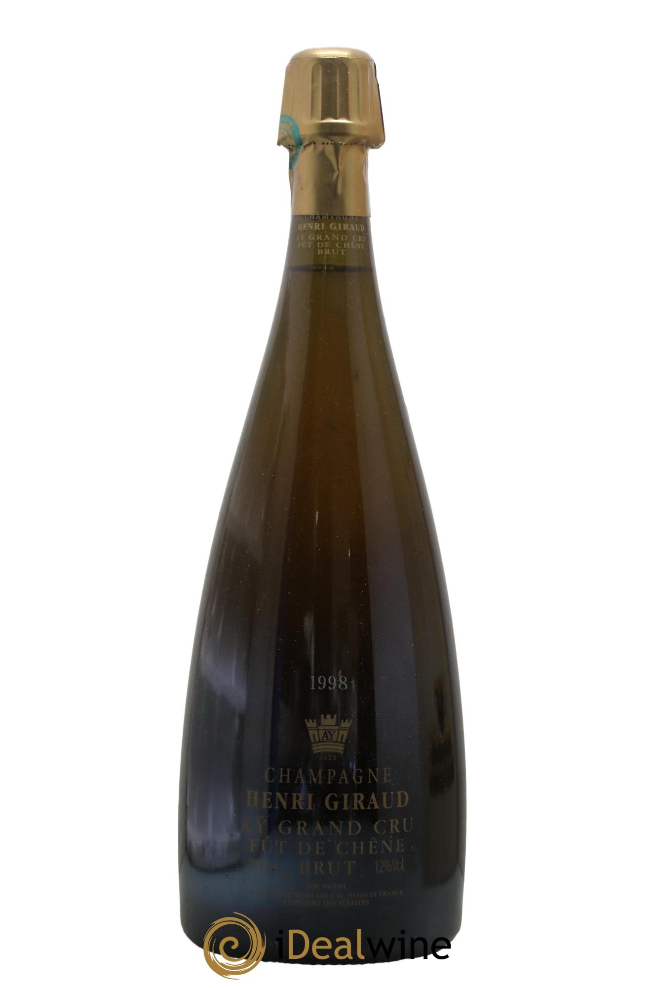 Aÿ Grand Cru Brut Fût de Chêne Henri Giraud 1998 - Lot de 1 magnum - 1