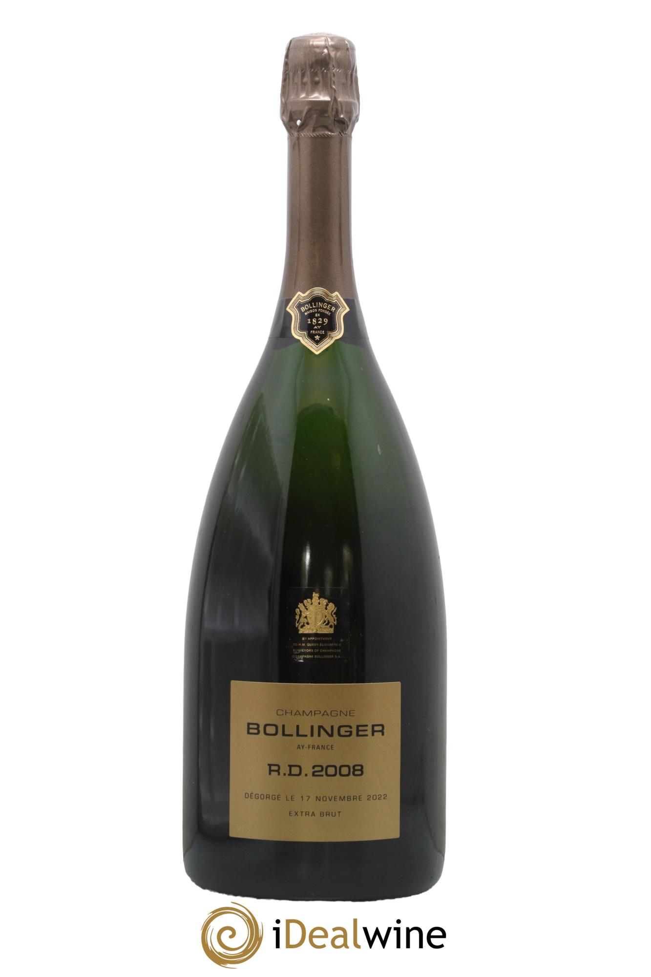 R.D. Extra-Brut Bollinger 2008 - Lot de 1 magnum - 0