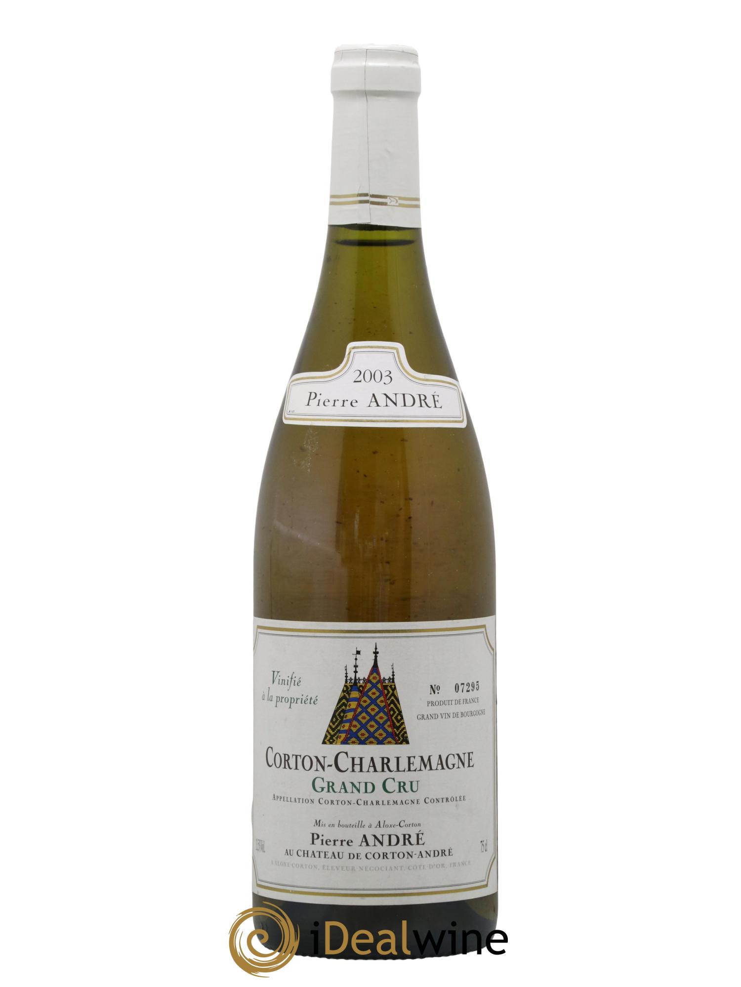 Corton-Charlemagne Grand Cru Pierre André 2003 - Lot de 1 bouteille - 0