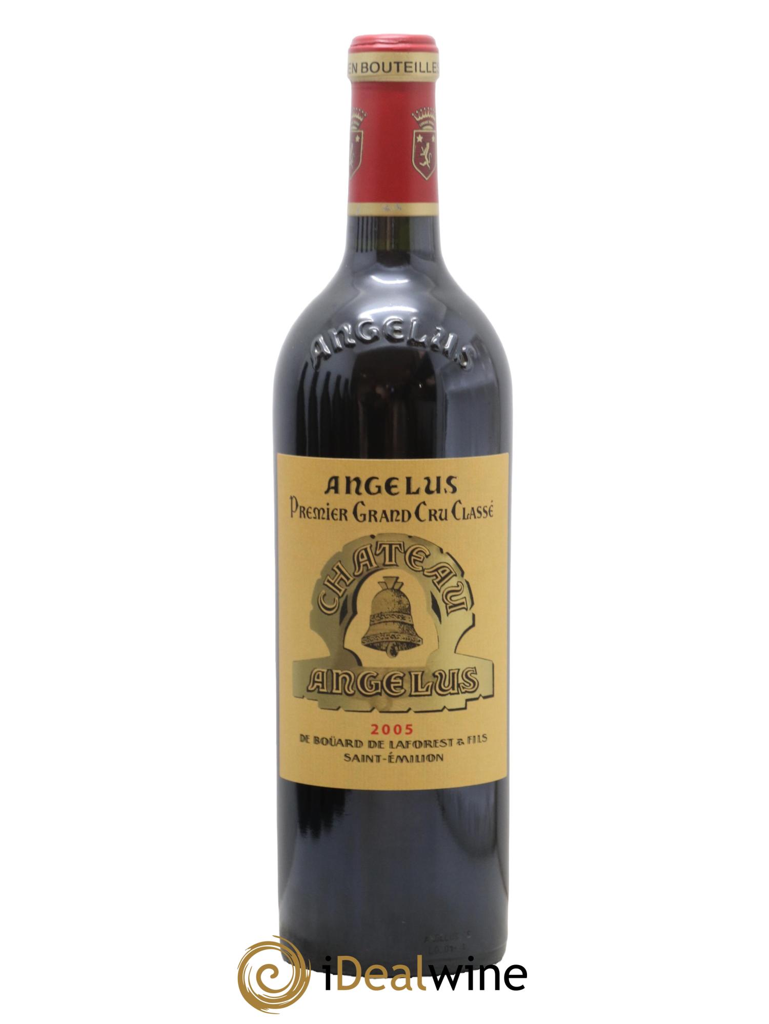 Château Angélus 1er Grand Cru Classé A 2005 - Lot de 1 bouteille - 0