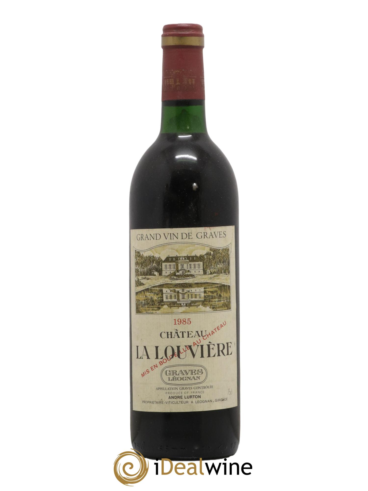 Château la Louvière 1985 - Lot de 1 bouteille - 0