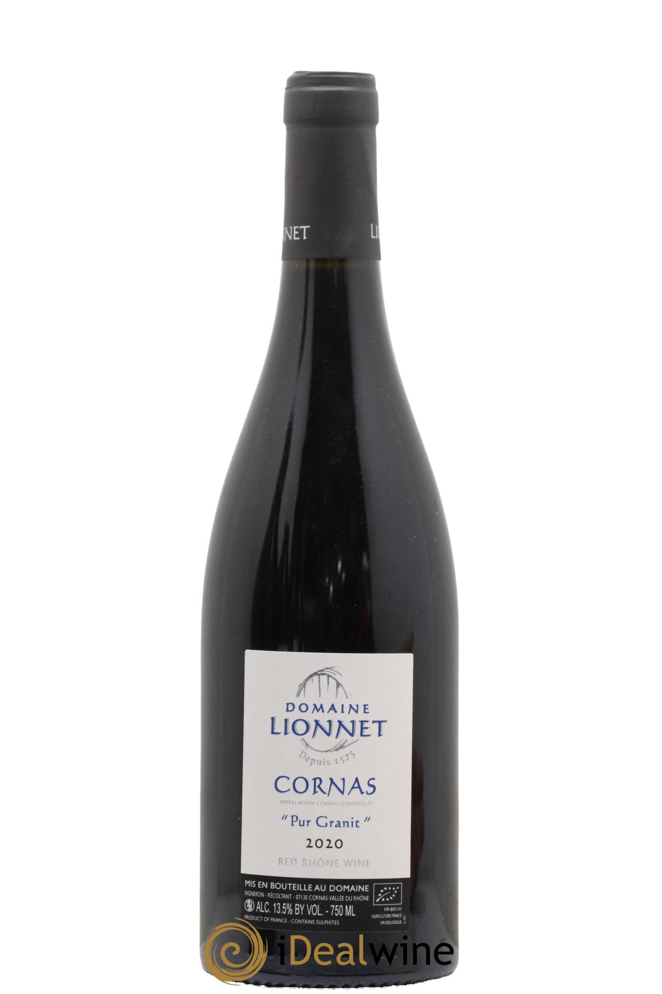 Cornas Pur Granit Domaine Lionnet 2020 - Lot de 1 bouteille - 0