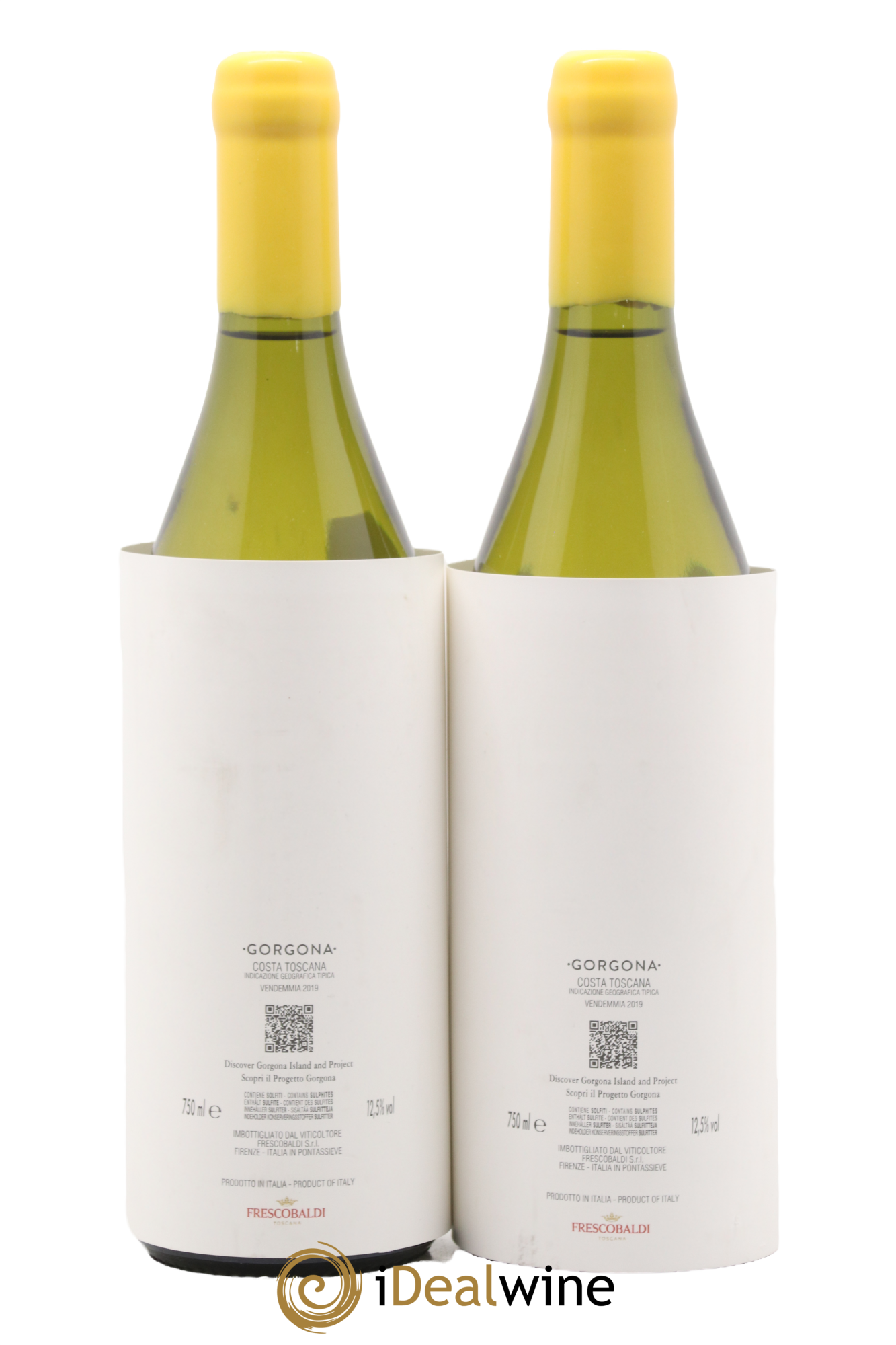 Italie Toscana Gorgona Frescobaldi 2019 - Lot of 2 bottles - 1