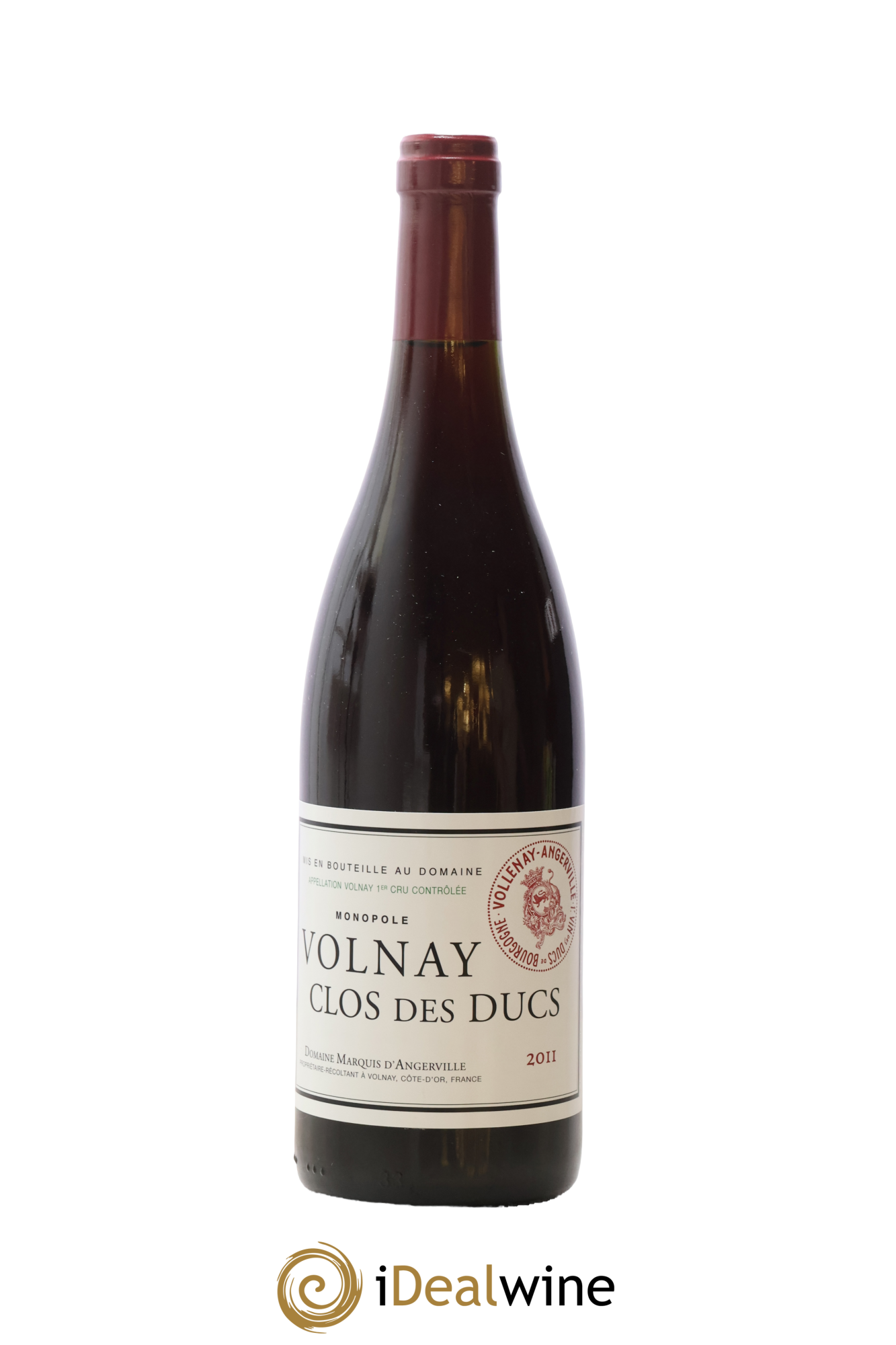 Volnay 1er Cru Clos des Ducs Marquis d'Angerville (Domaine) 2011 - Lot de 1 bouteille - 0