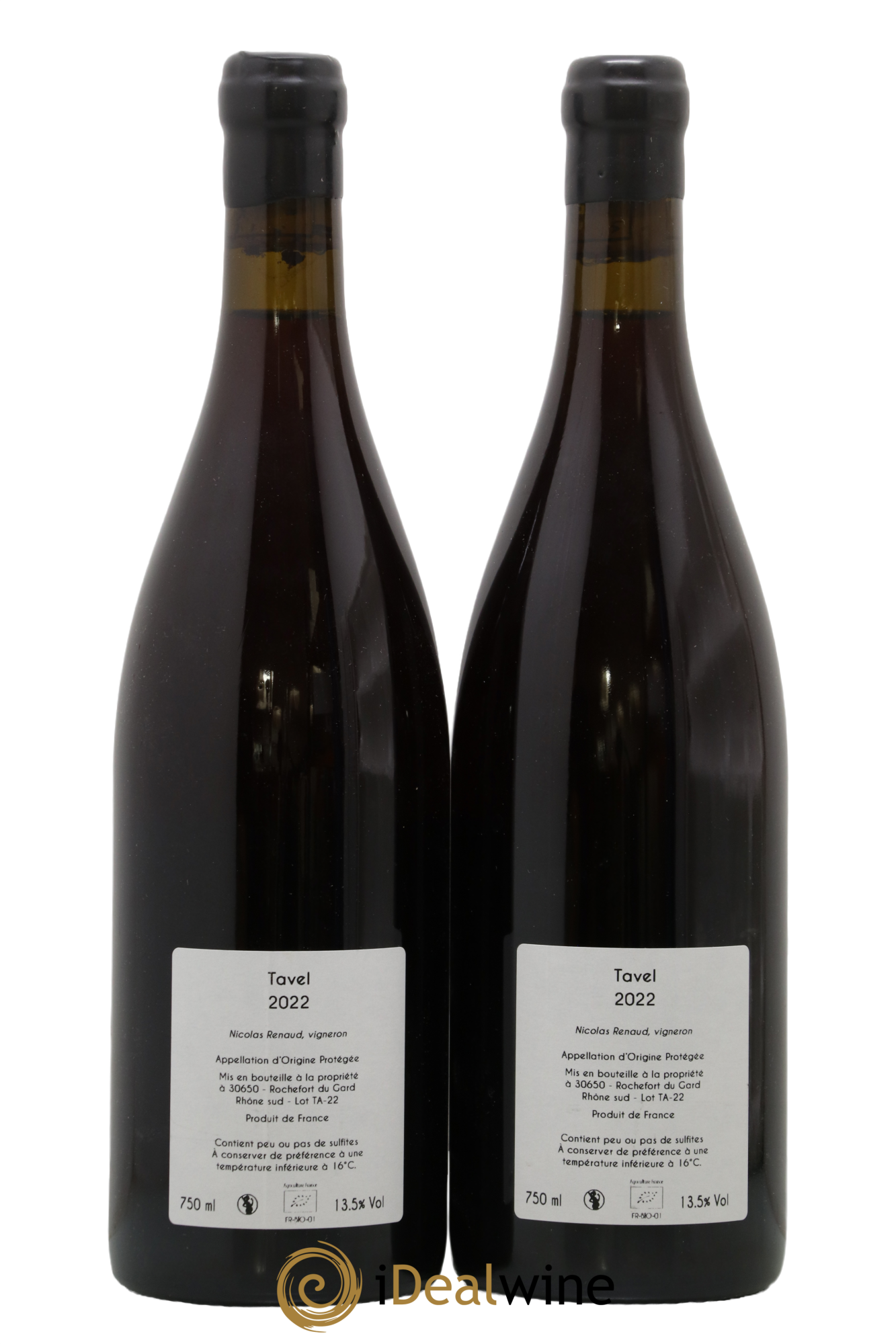 Tavel Clos des Grillons 2022 - Lot of 2 bottles - 1
