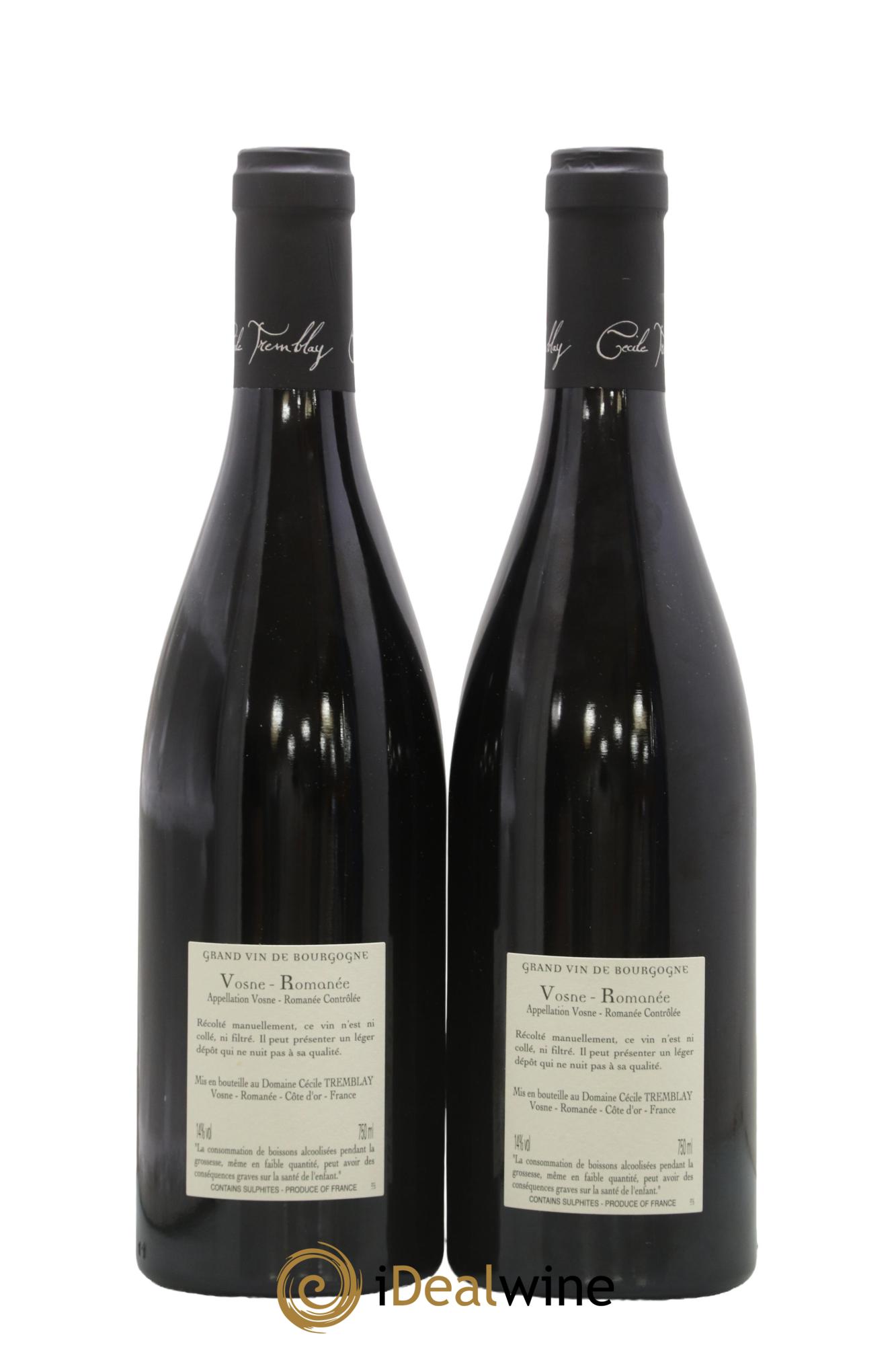 Vosne-Romanée Vieilles Vignes Cécile Tremblay 2020 - Lotto di 2 bottiglie - 1