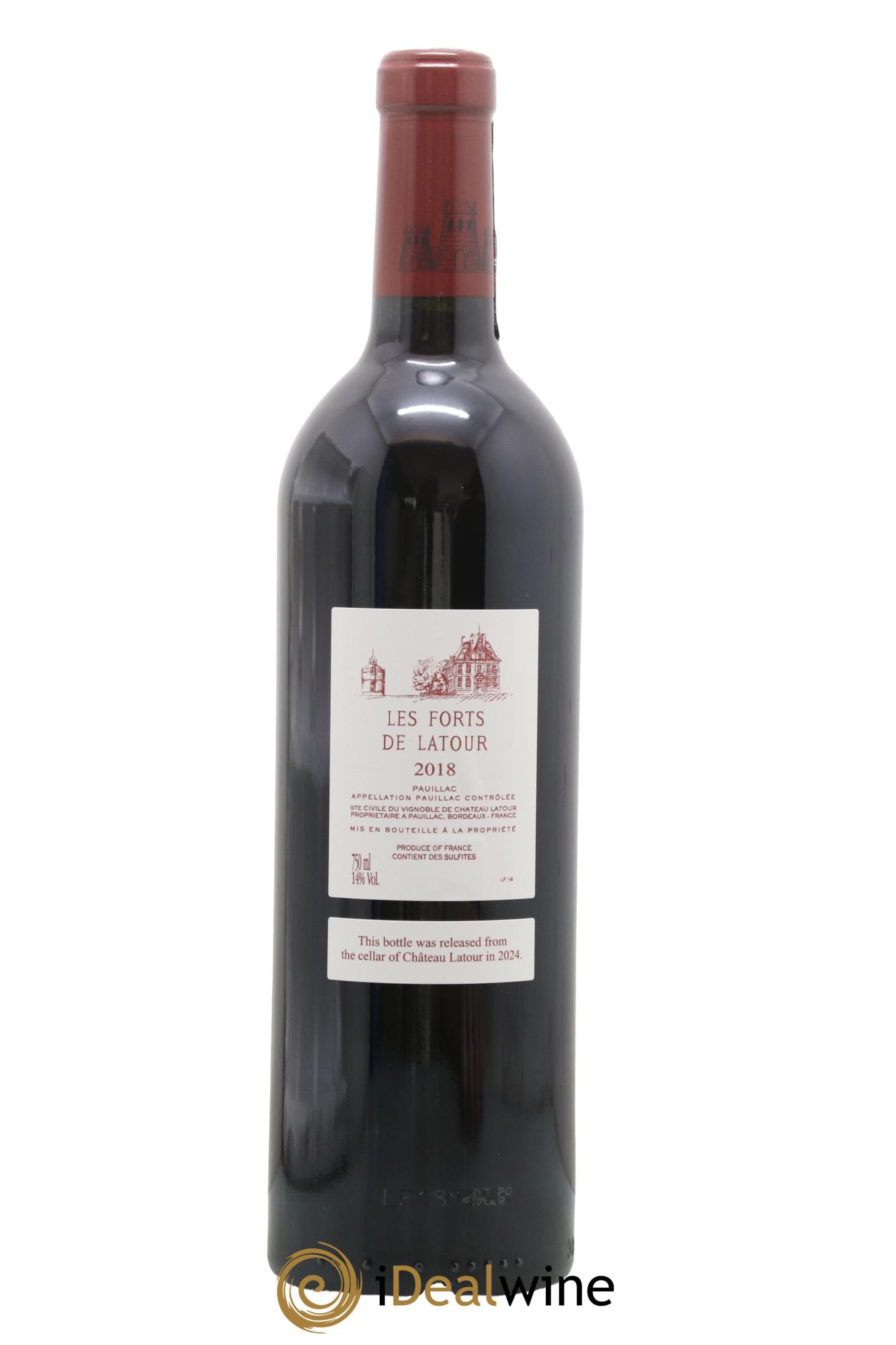 Les Forts de Latour Second Vin 2018 - Lot de 1 bouteille - 1
