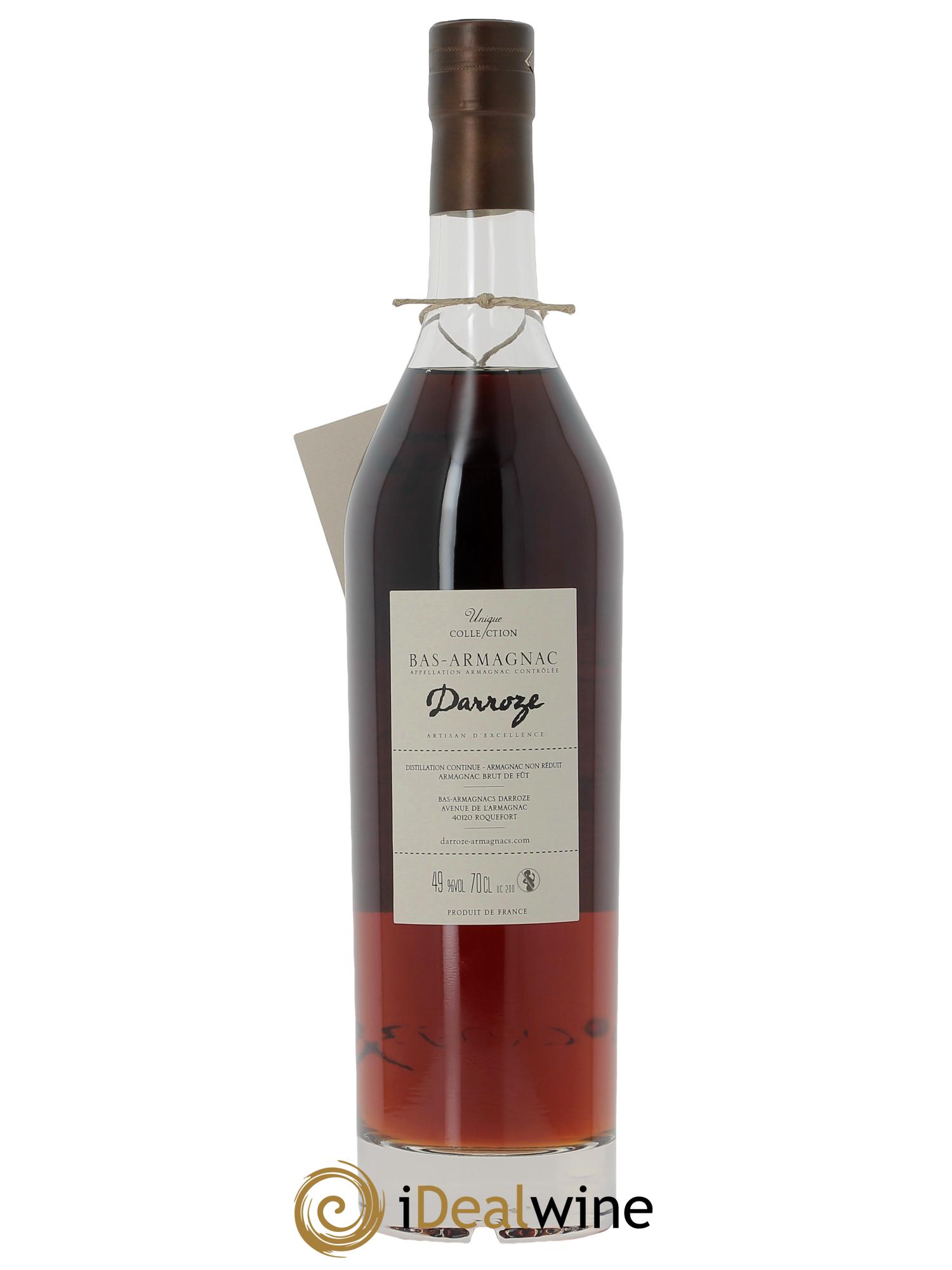 Bas-Armagnac Domaine de Rieston (49,5°) Darroze 1987 - Lot de 1 bouteille - 2