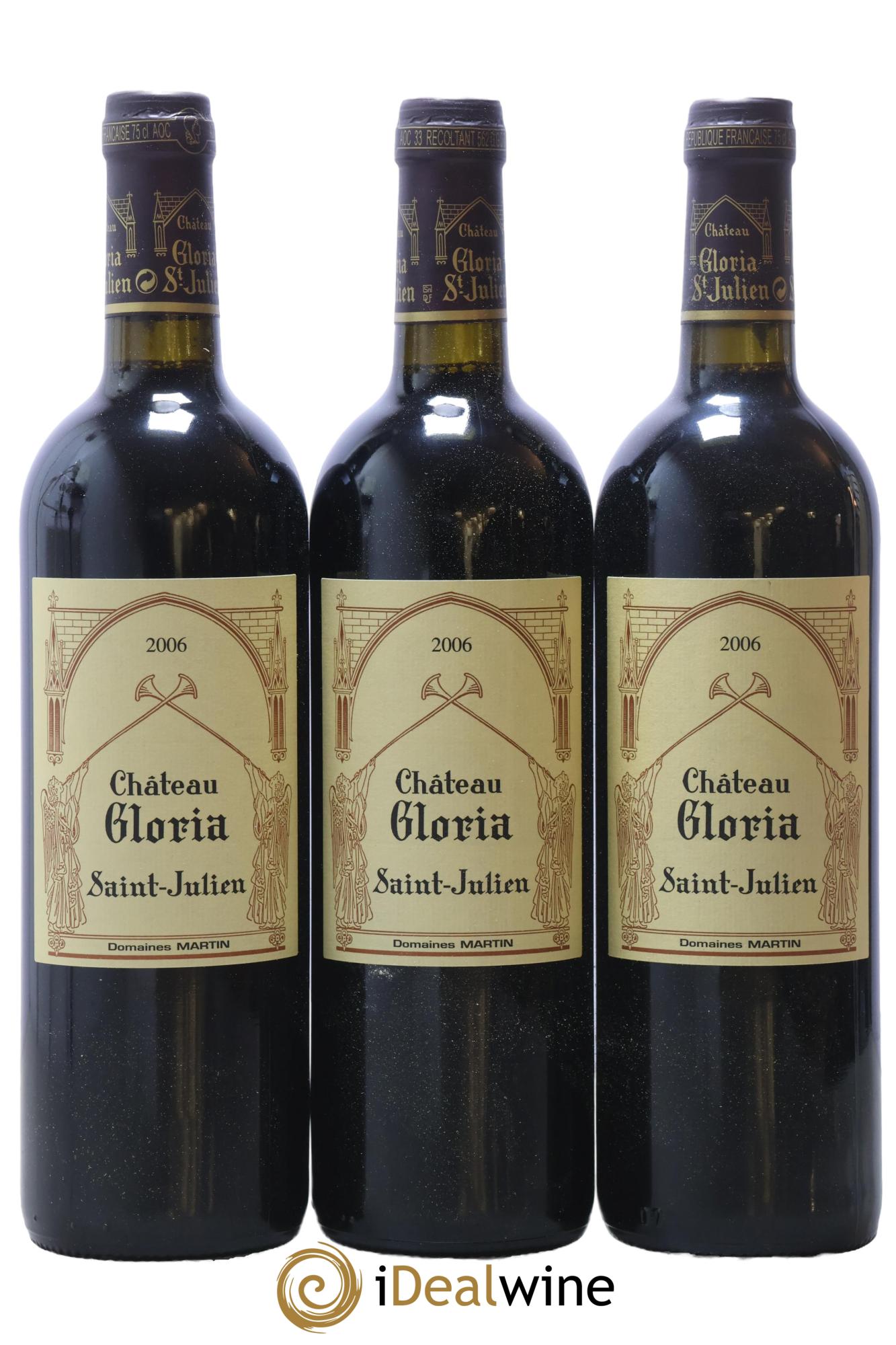 Château Gloria 2006 - Posten von 3 Flaschen - 0