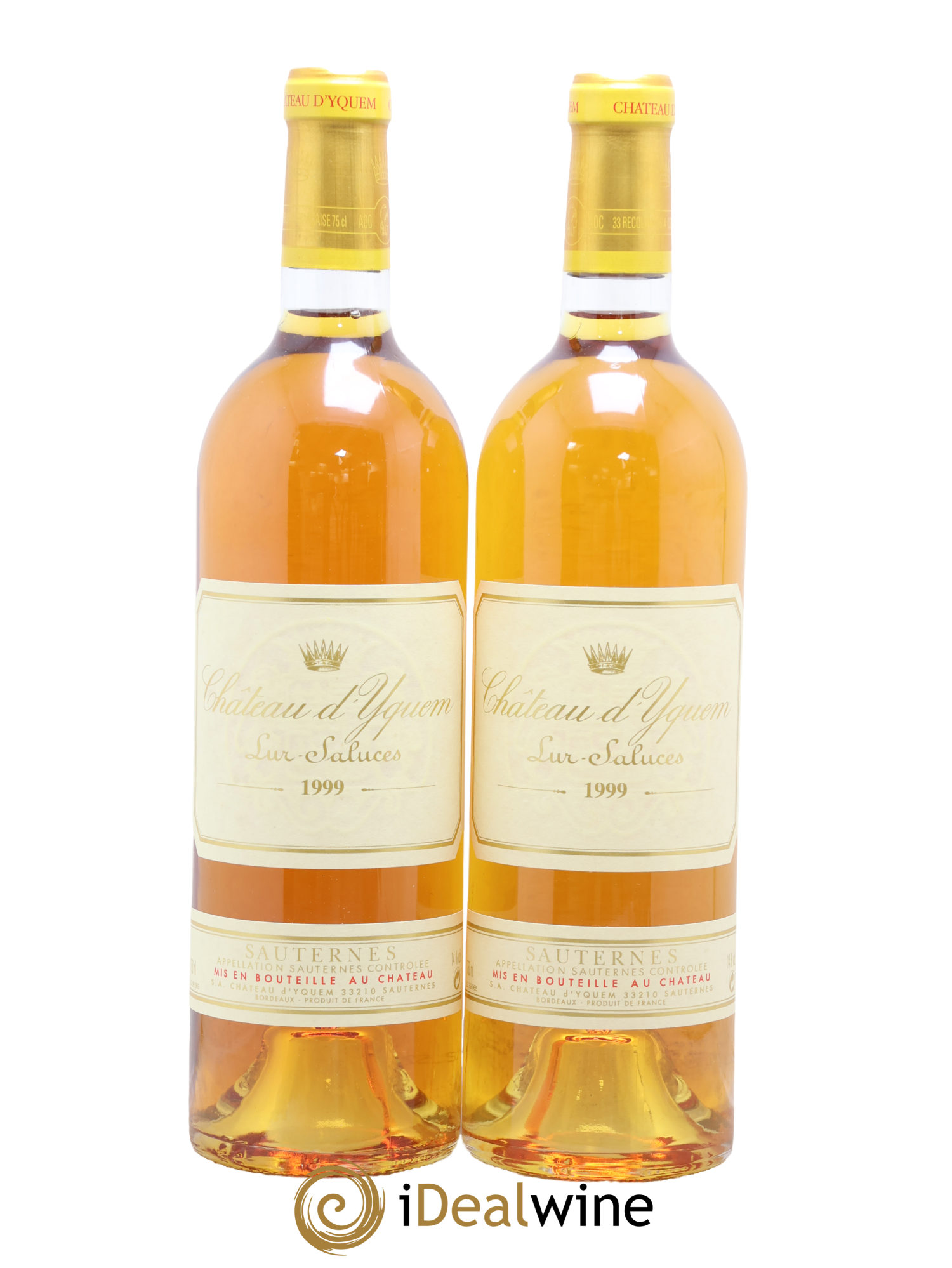 Château d' Yquem 1er Cru Classé Supérieur 1999 - Lotto di 2 bottiglie - 0