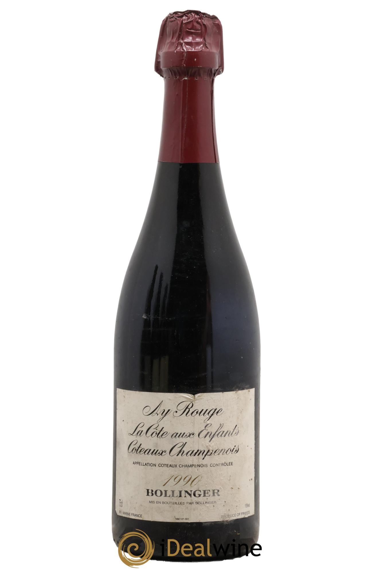 La Côte Aux Enfants Bollinger 1990 - Lotto di 1 bottiglia - 0