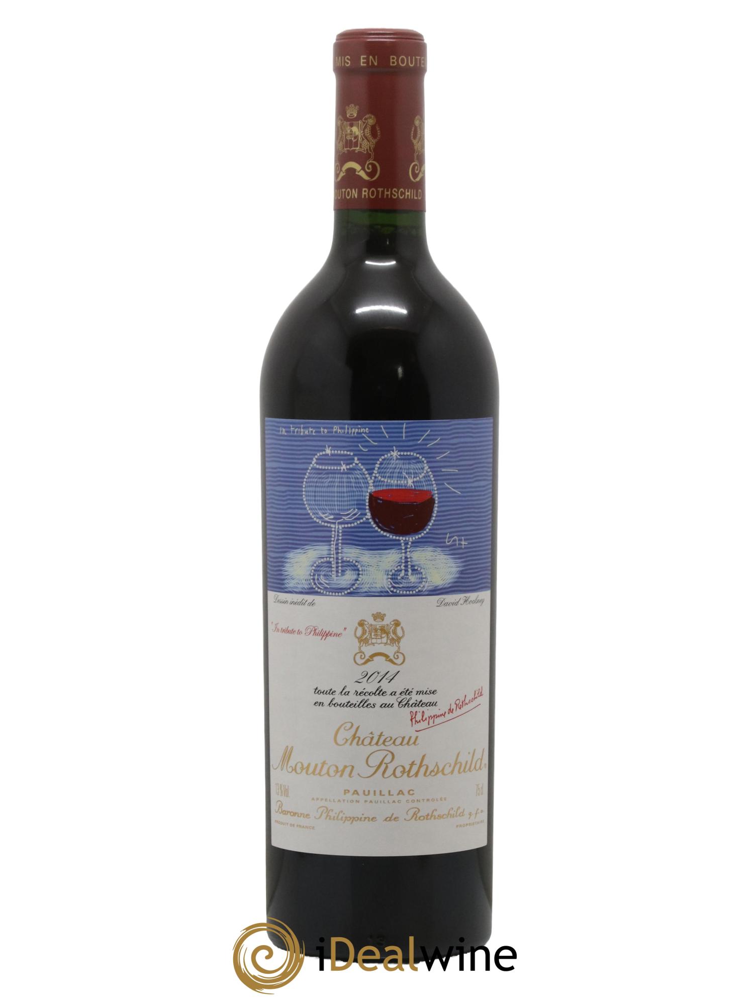 Château Mouton Rothschild 1er Grand Cru Classé 2014 - Lot de 1 bouteille - 0