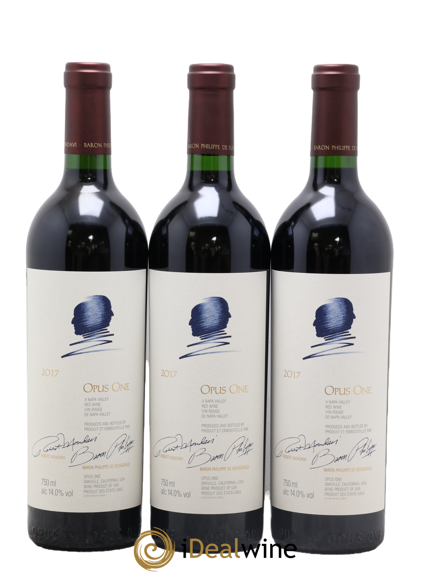 Napa Valley Opus One Robert Mondavi 2017 - Lotto di 6 bottiglie - 3