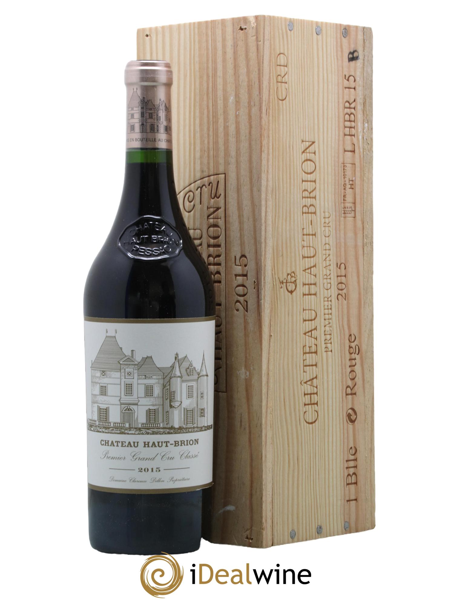 Château Haut Brion 1er Grand Cru Classé 2015 - Lot de 1 bouteille - 0