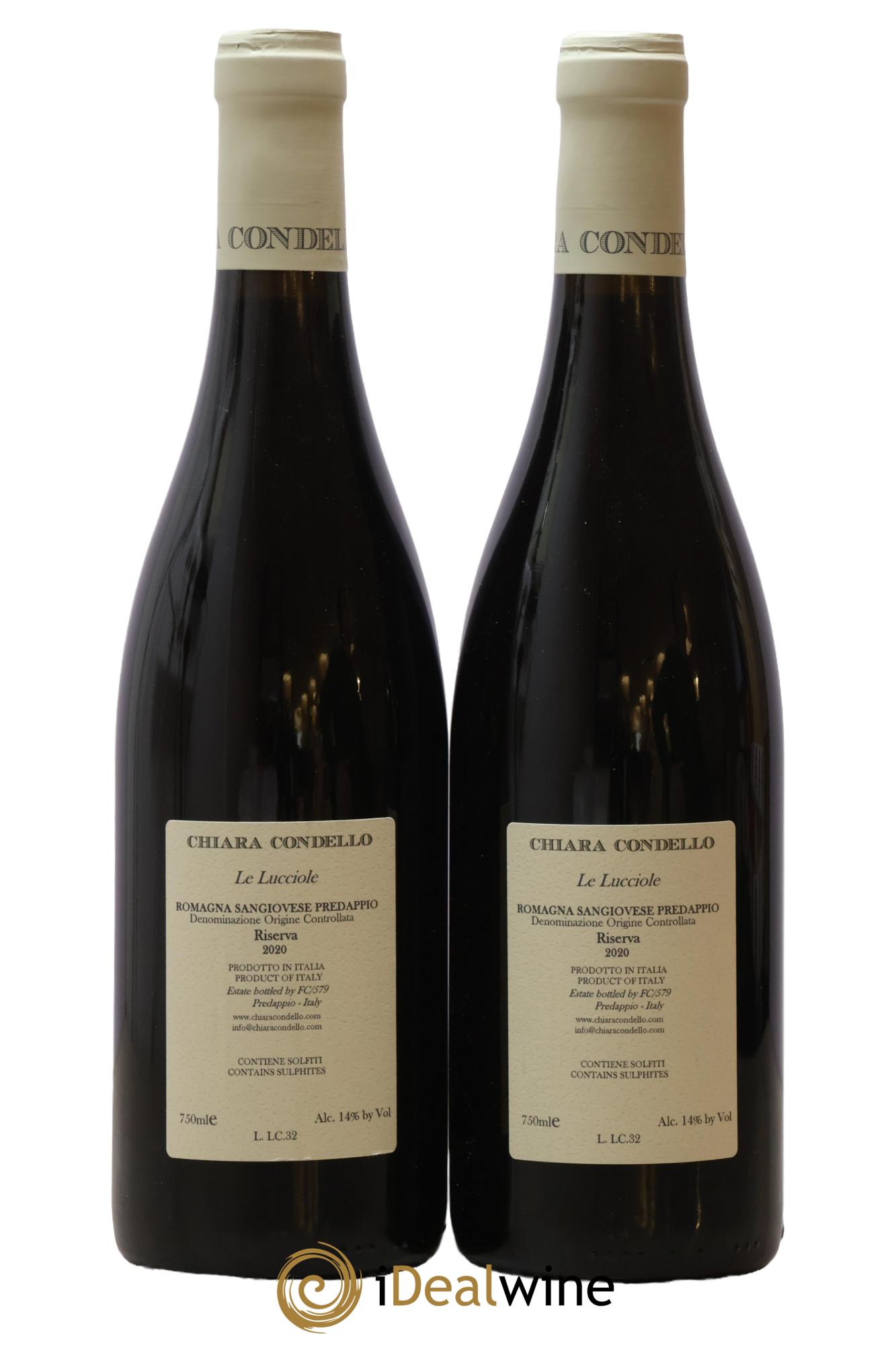 Sangiovese Di Romagna Predappio DOC Chiara Condello Le Lucciole Riserva 2020 - Lot of 2 bottles - 1