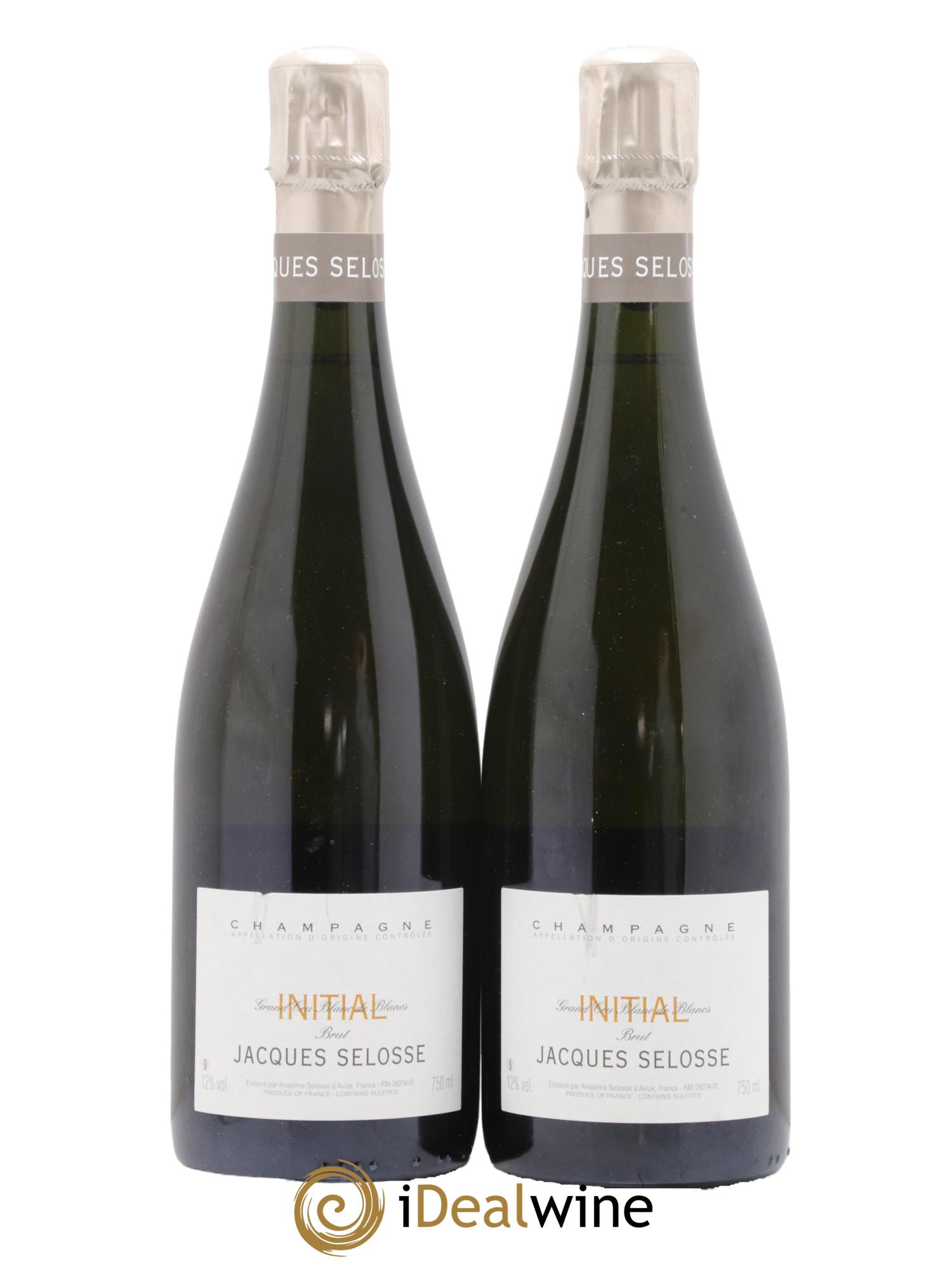 Initial Brut Jacques Selosse - Lot de 2 bouteilles - 0