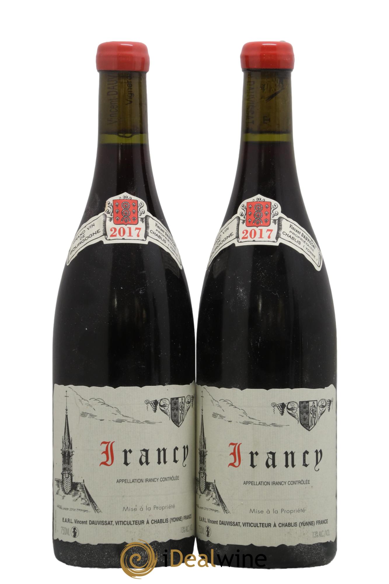 Irancy Vincent Dauvissat (Domaine) 2017 - Lotto di 2 bottiglie - 0