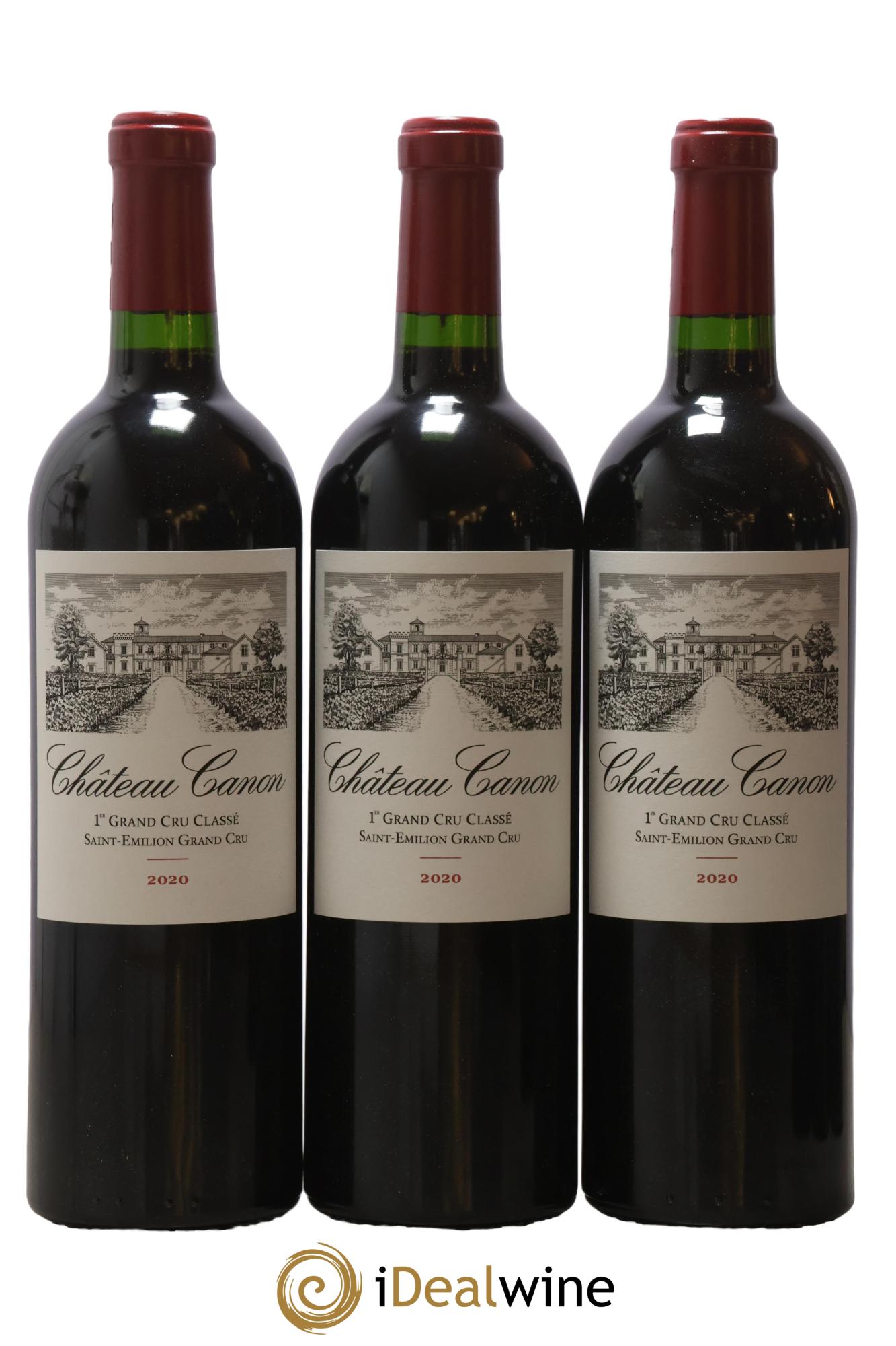 Château Canon 1er Grand Cru Classé B 2020 - Lot de 6 bouteilles - 1