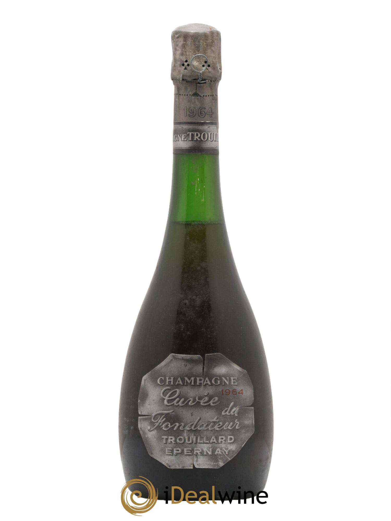 Champagne Brut Cuvee du Fondateur Trouillard 1964 - Lot de 1 bouteille - 0
