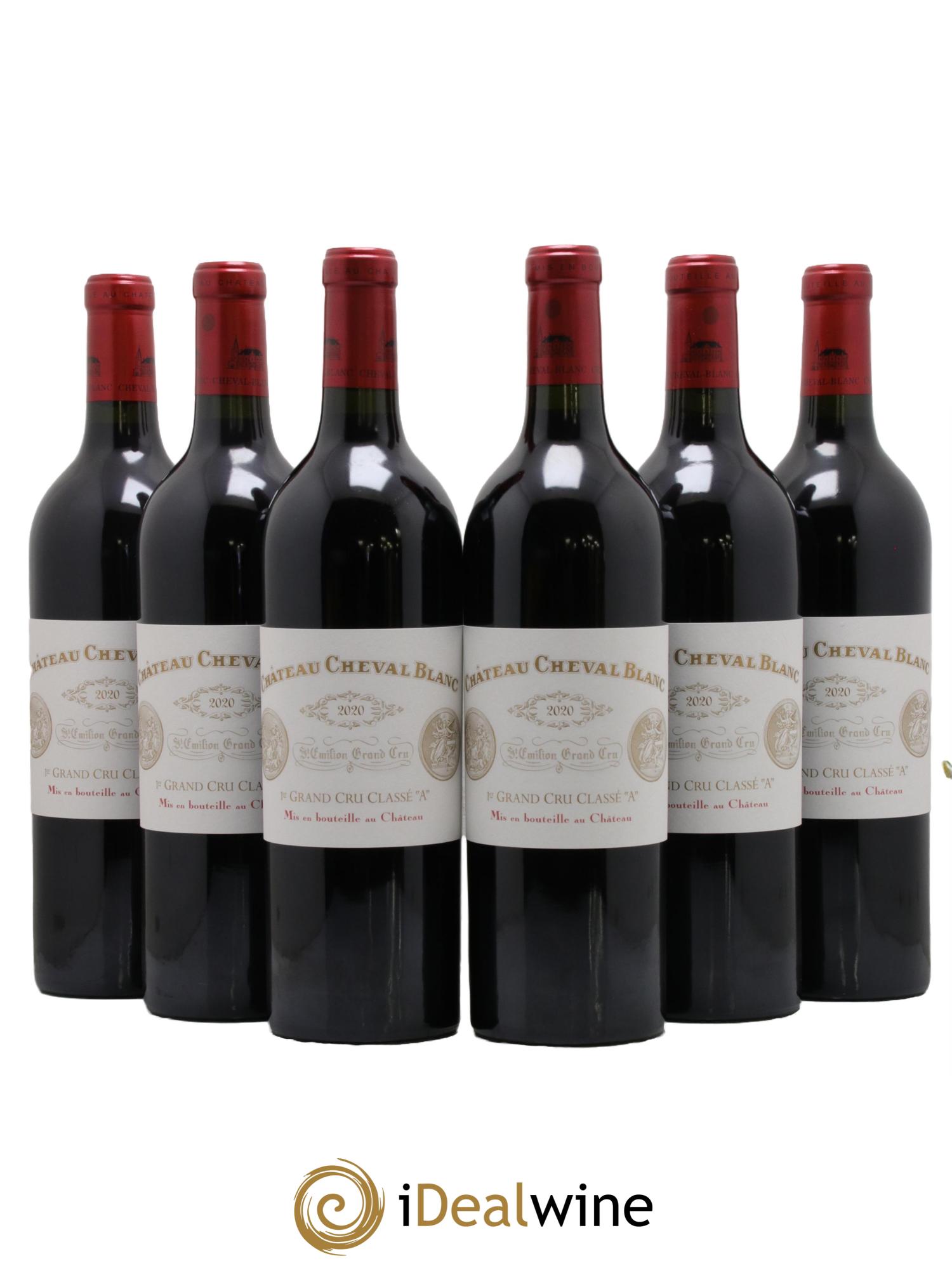 Château Cheval Blanc 1er Grand Cru Classé A 2020 - Lotto di 6 bottiglie - 0