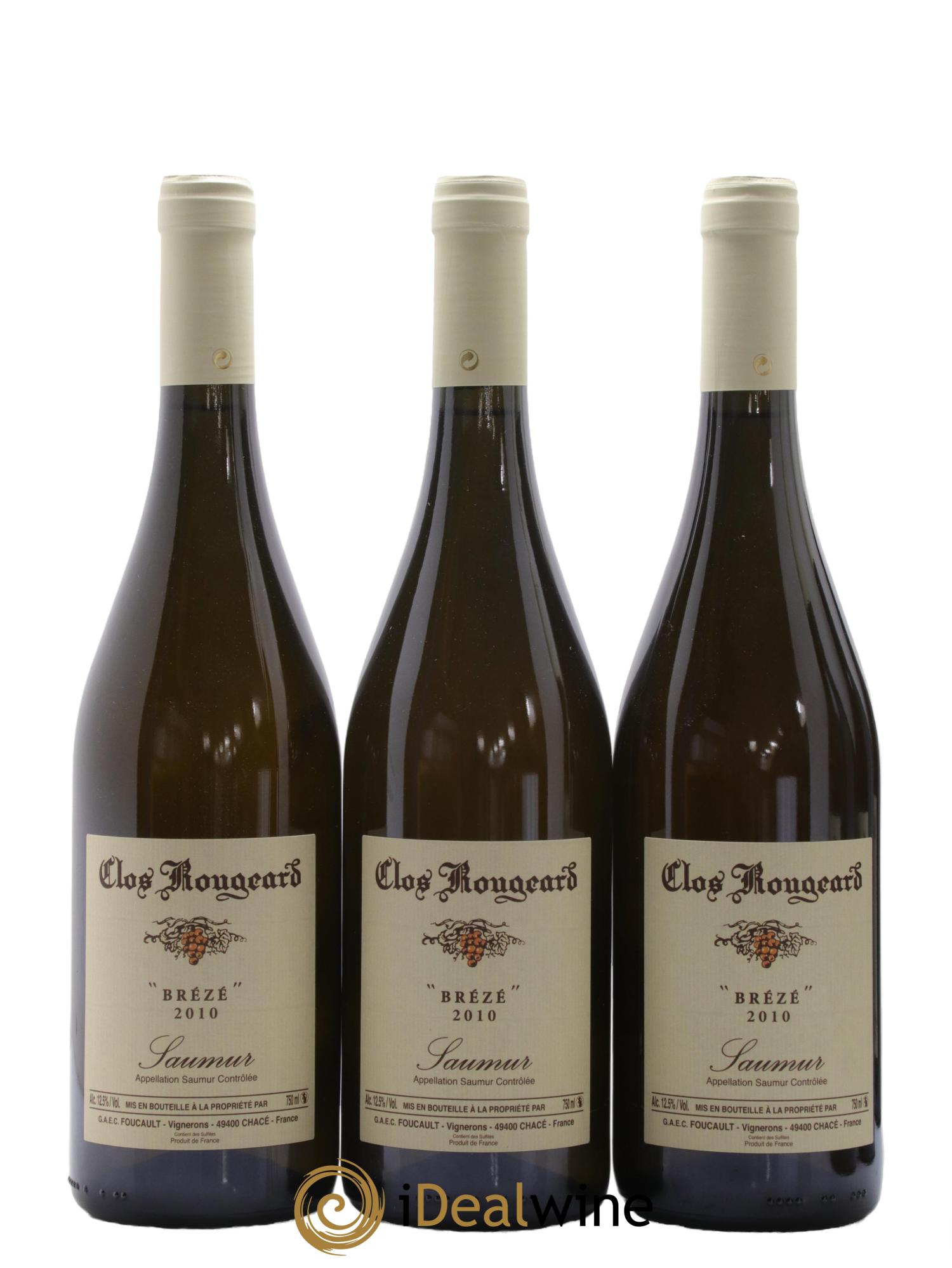 Saumur Brézé Clos Rougeard 2010 - Posten von 6 Flaschen - 1