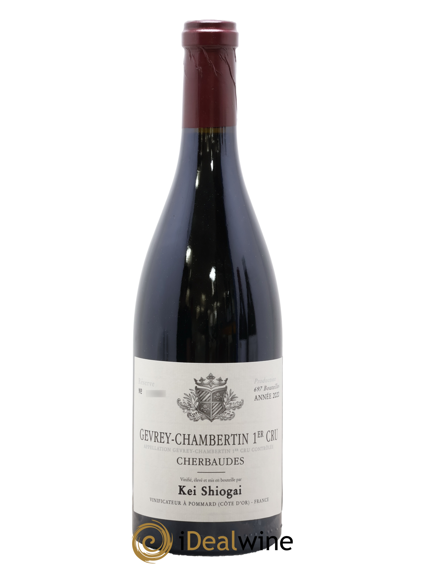 Gevrey-Chambertin 1er Cru Cherbaudes Kei Shiogai 2020 - Lot de 1 bouteille - 0