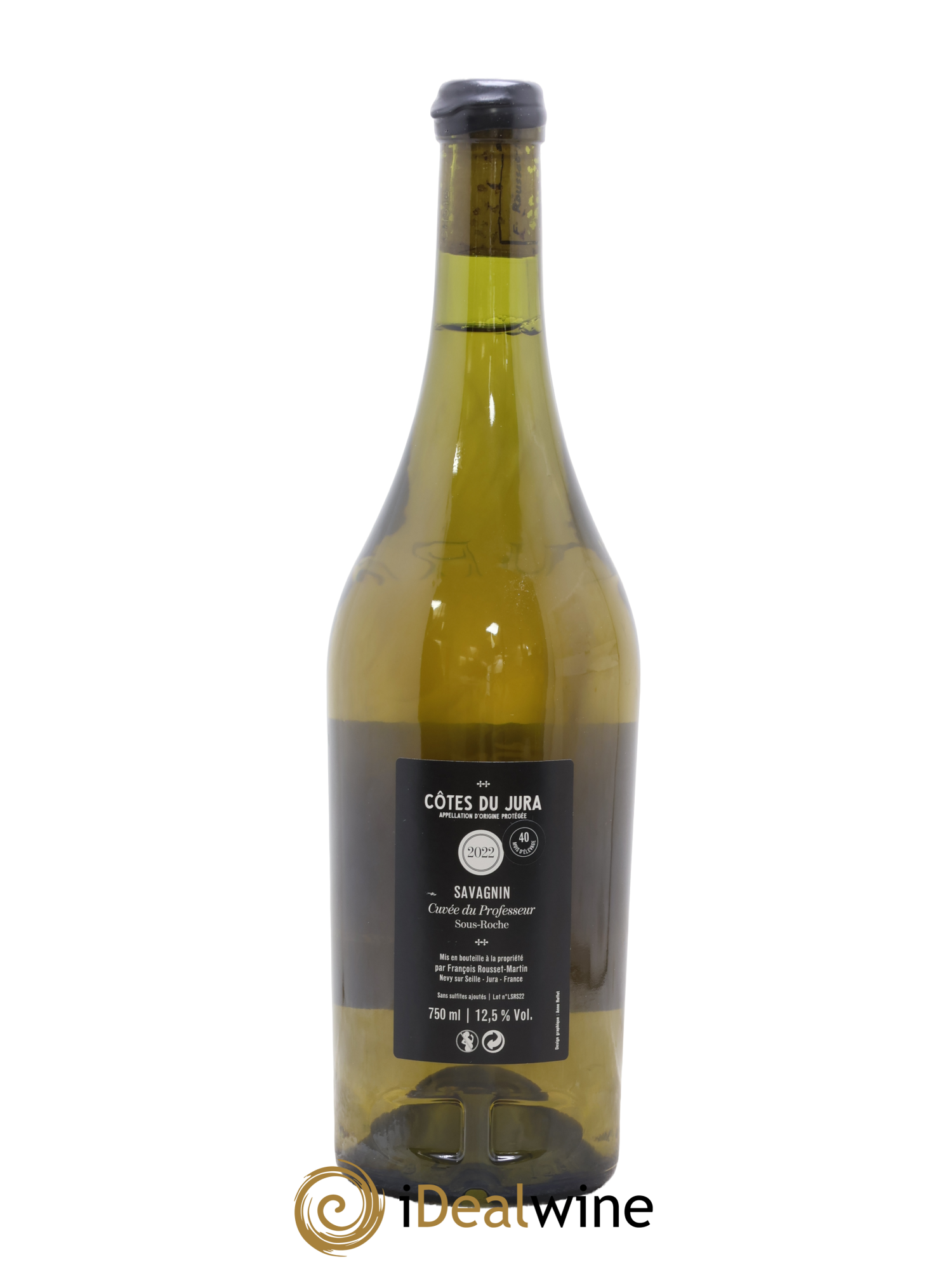 Côtes du Jura Cuvée du Professeur Sous-Roche 40 mois d'élevage François Rousset Martin 2022 - Lot of 1 bottle - 1