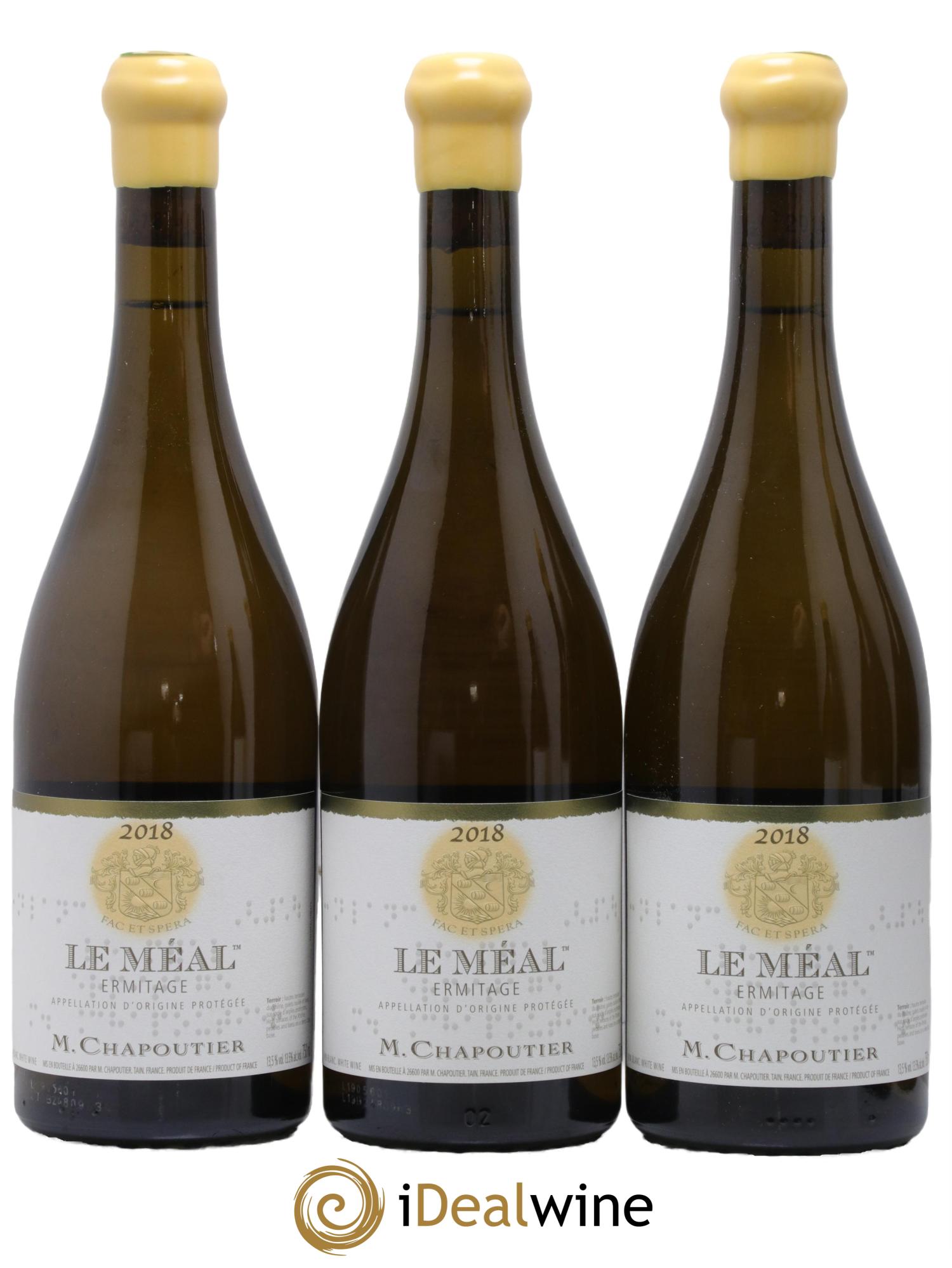 Hermitage Ermitage Le Méal Chapoutier 2018 - Lot de 6 bouteilles - 1