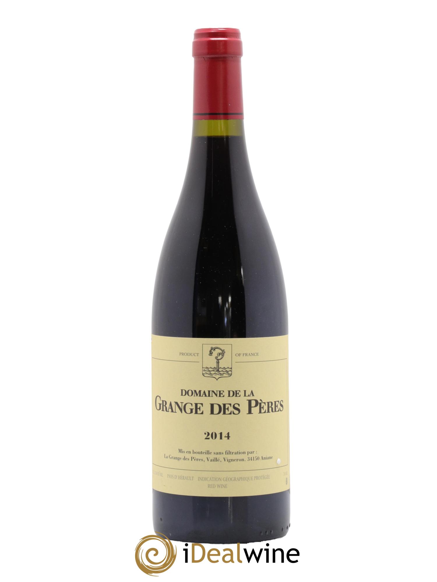 IGP Pays d'Hérault Grange des Pères Laurent Vaillé 2014 - Lot de 1 bouteille - 0
