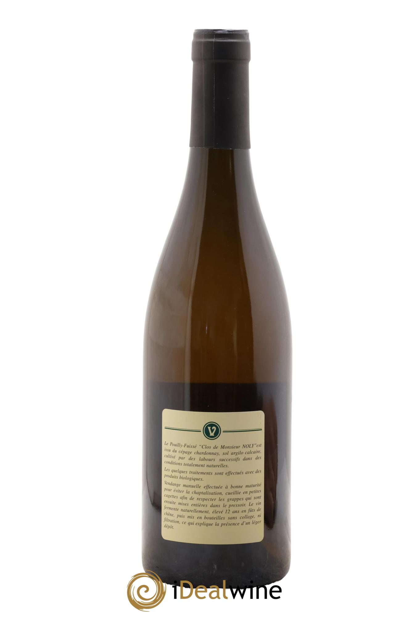 Pouilly-Fuissé Clos de Monsieur Noly Valette (Domaine) 2008 - Lotto di 1 bottiglia - 1