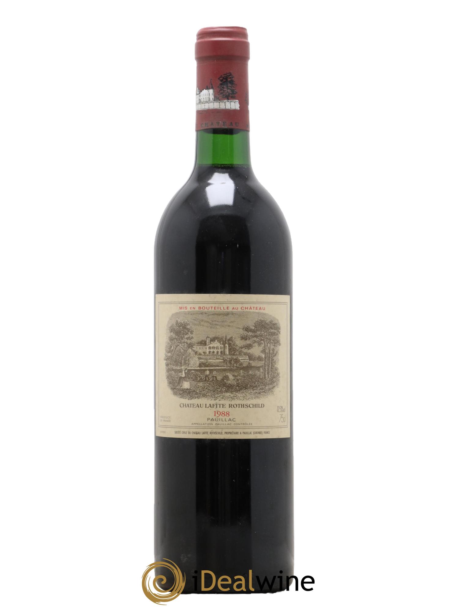 Château Lafite Rothschild 1er Grand Cru Classé 1988 - Lot de 1 bouteille - 0