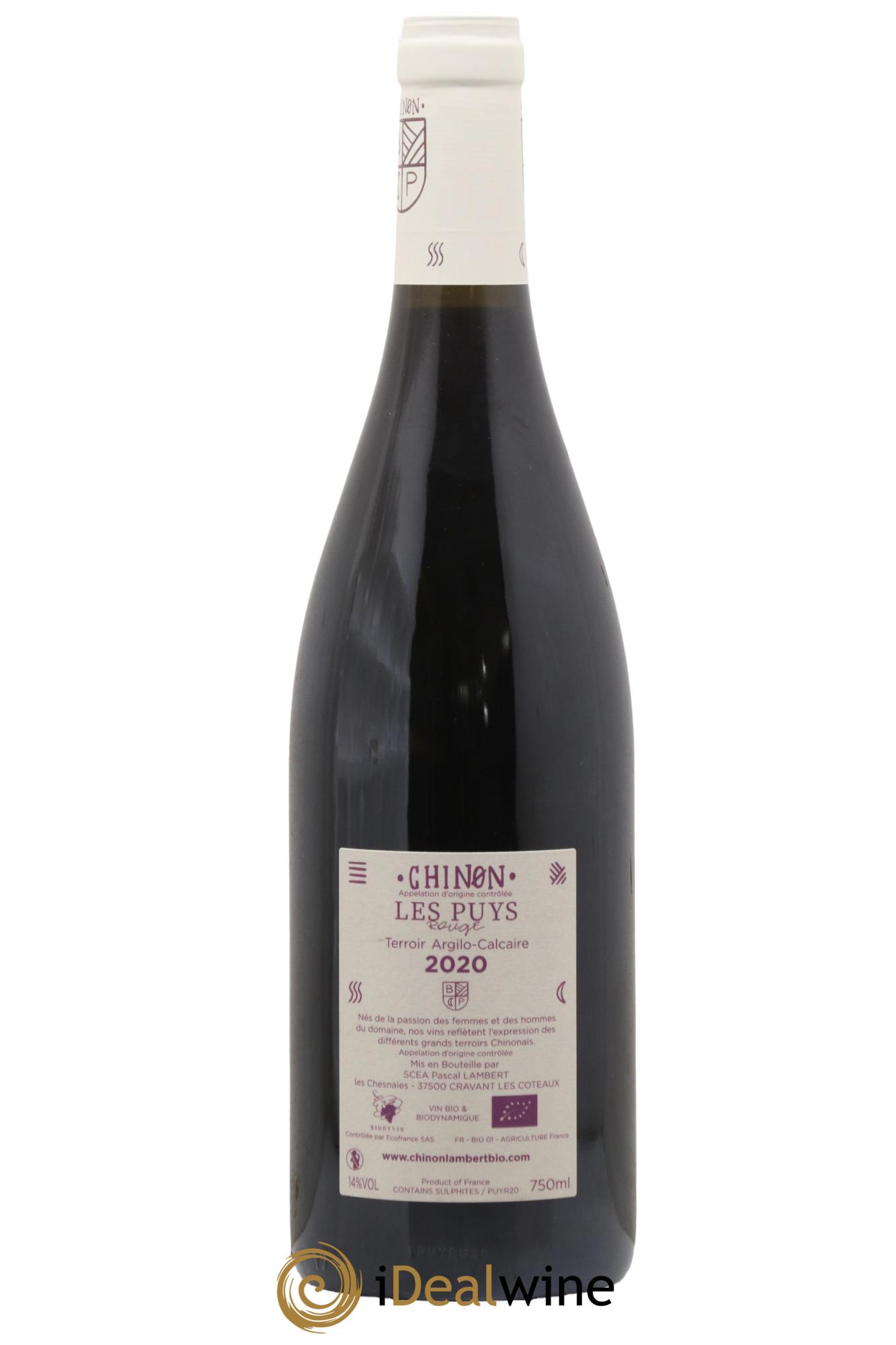 Chinon Les Puys Domaine Lambert 2020 - Posten von 1 Flasche - 1