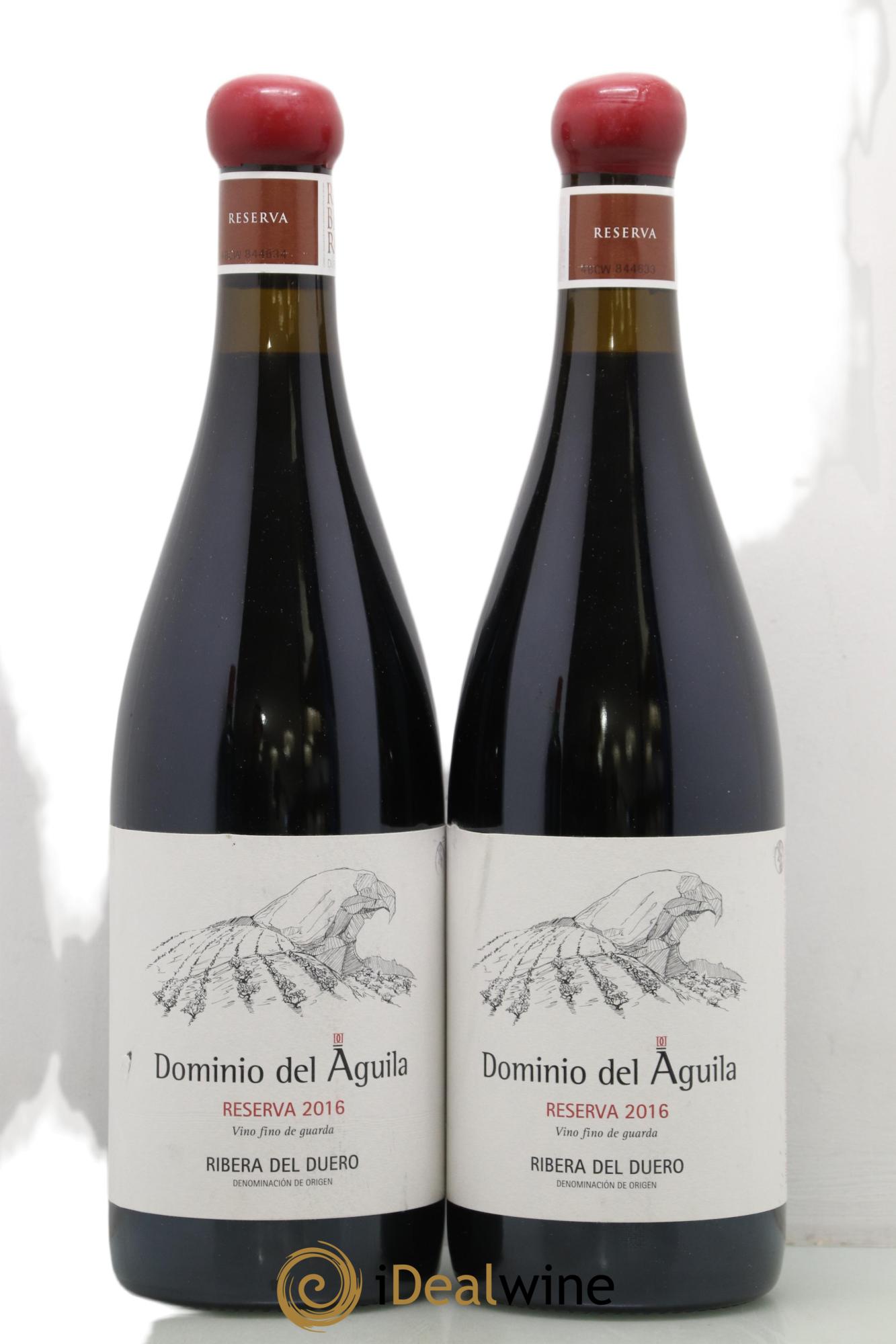 Ribera Del Duero DO Reserva Dominio del Aguila 2016 - Posten von 2 Flaschen - 0