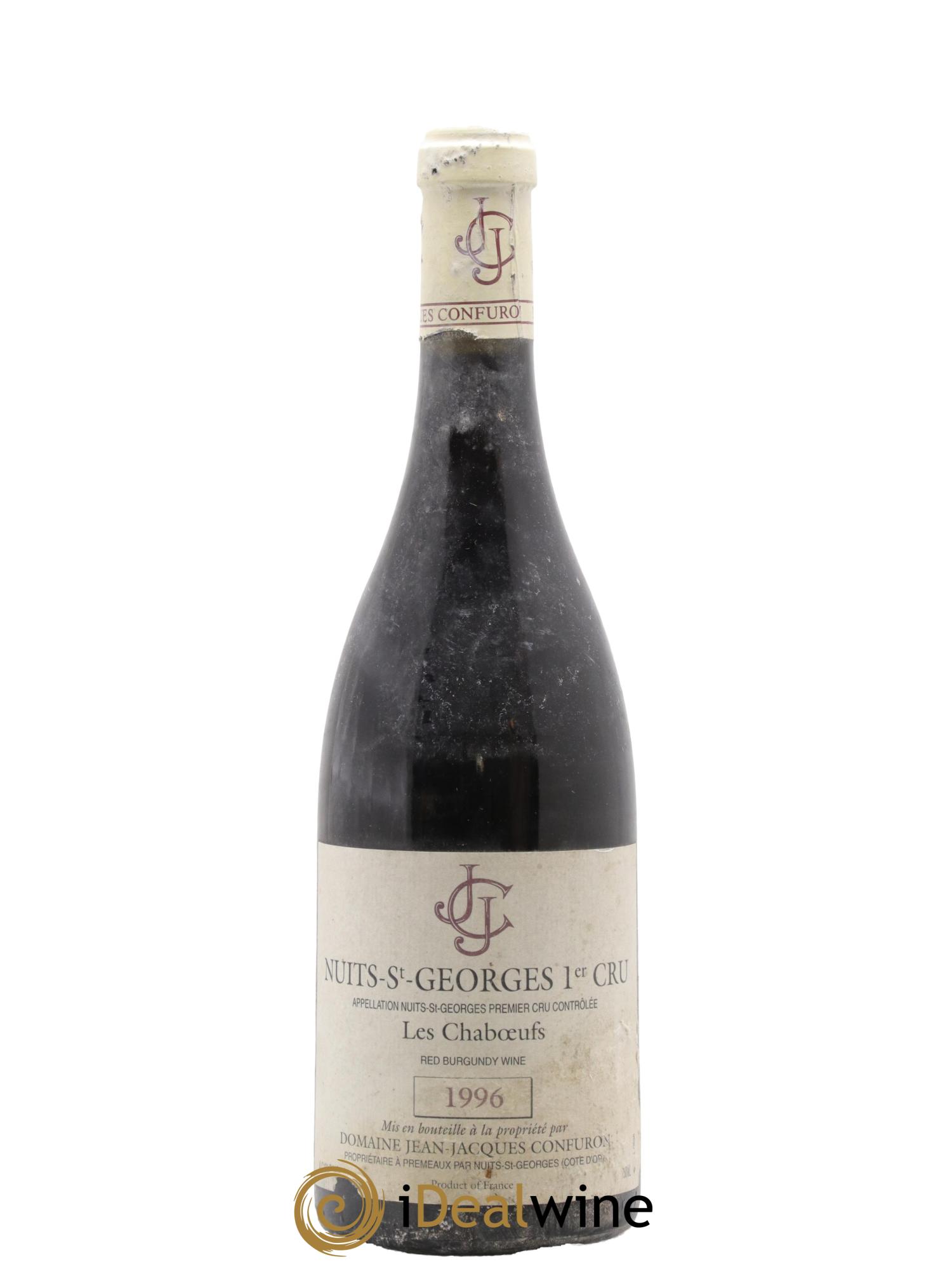 Nuits-Saint-Georges 1er Cru Les Chaboeufs Jean-Jacques Confuron 1996 - Lot of 1 bottle - 0