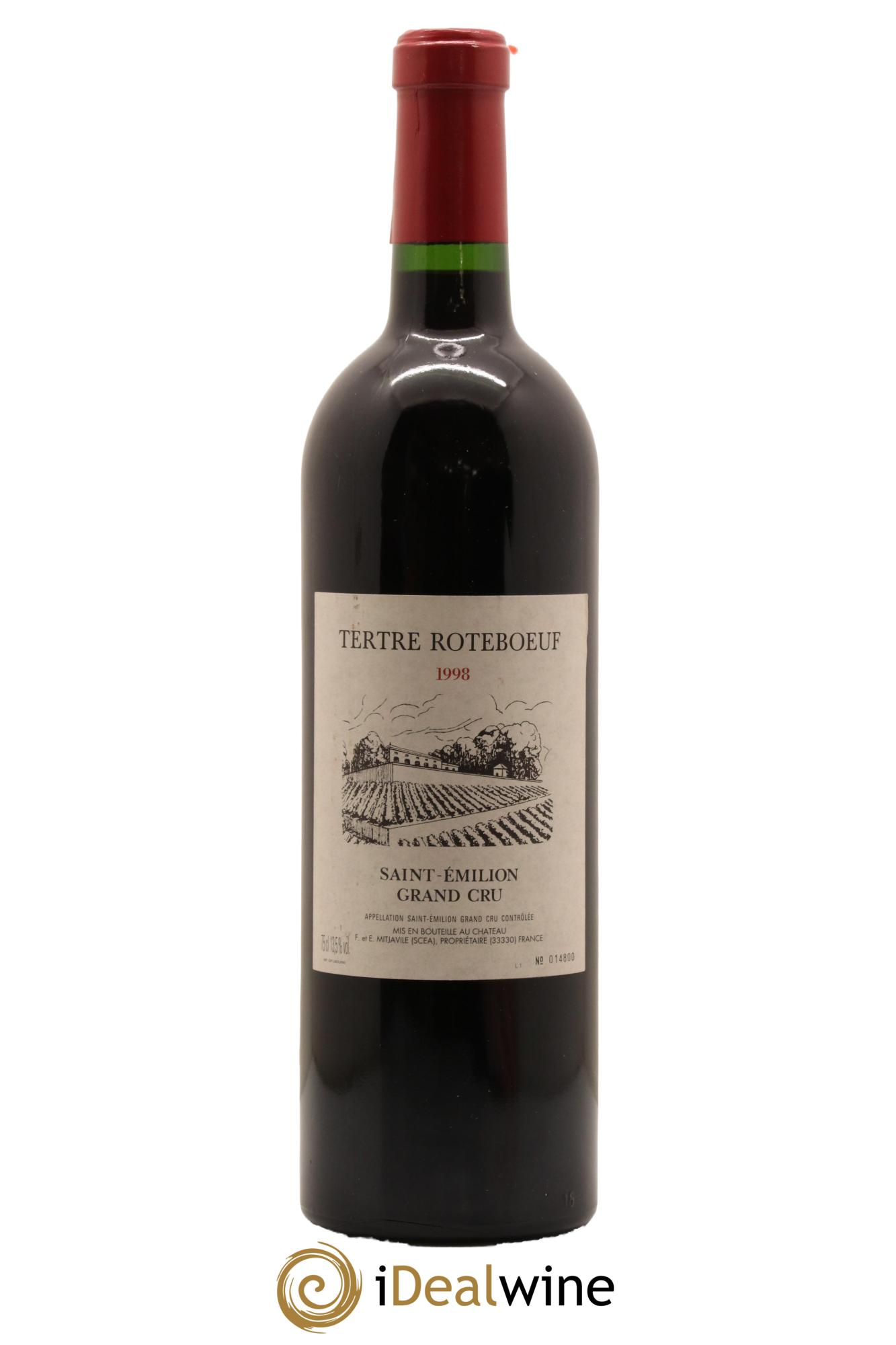 Château Tertre Roteboeuf 1998 - Lot of 1 bottle - 0